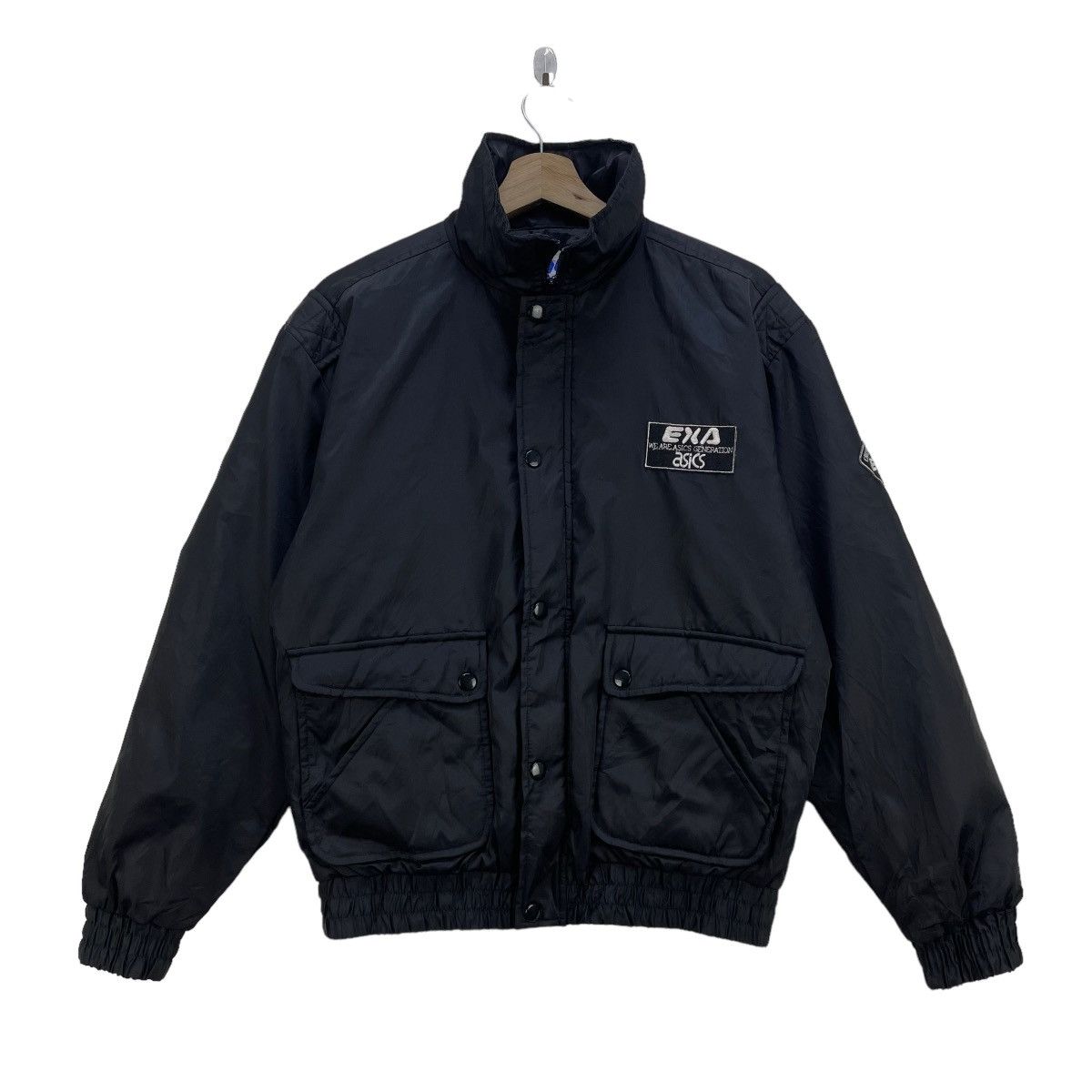 Asics Rare Hard To Find Vintage Asics Bomber Jacket Size US S / EU 44-46 / 1 - 1 Thumbnail