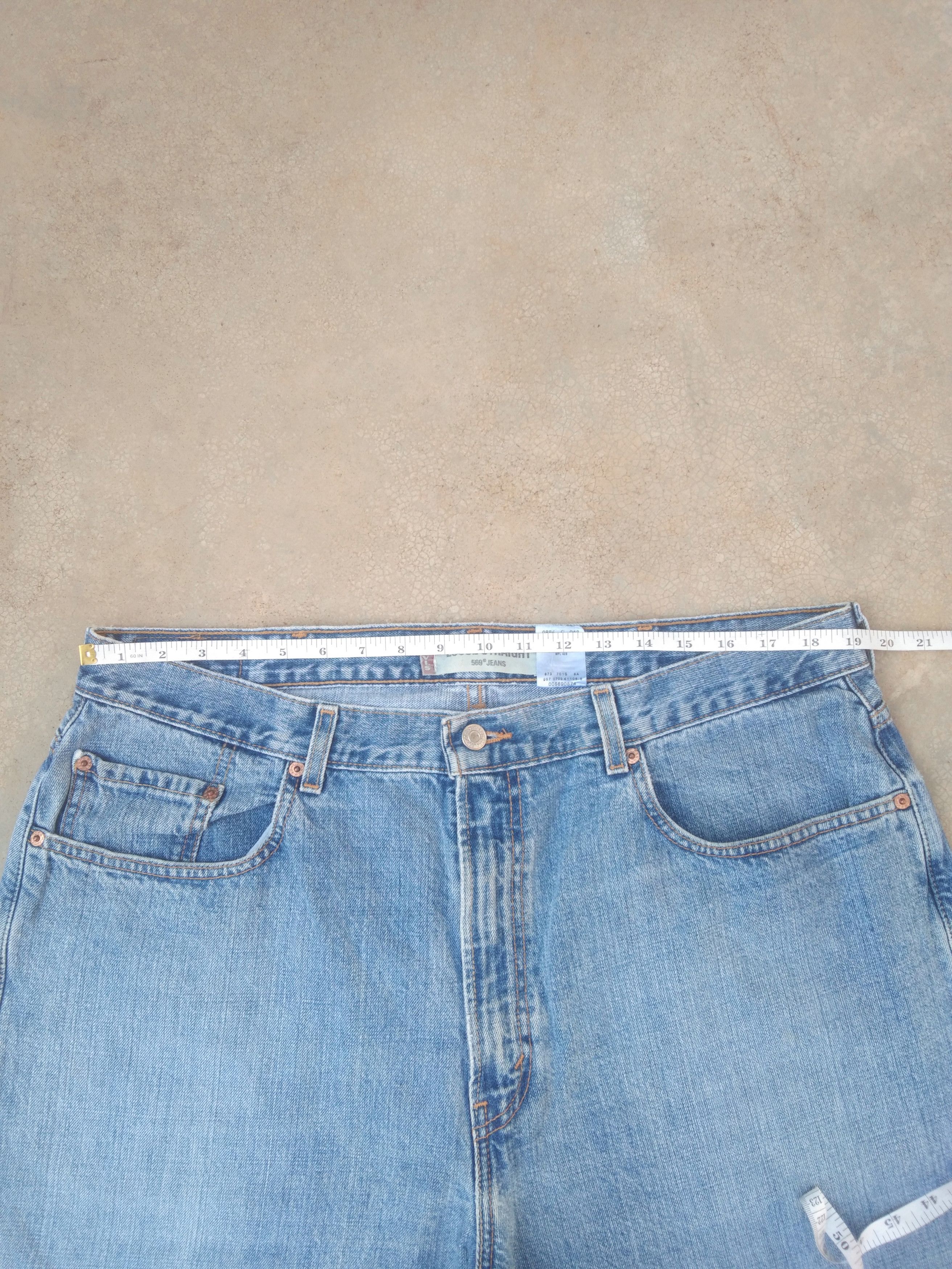 Levi's Vintage Levi's Jeans 569 Loose Straight Baggy 38x33 Size US 38 / EU 54 - 7 Thumbnail