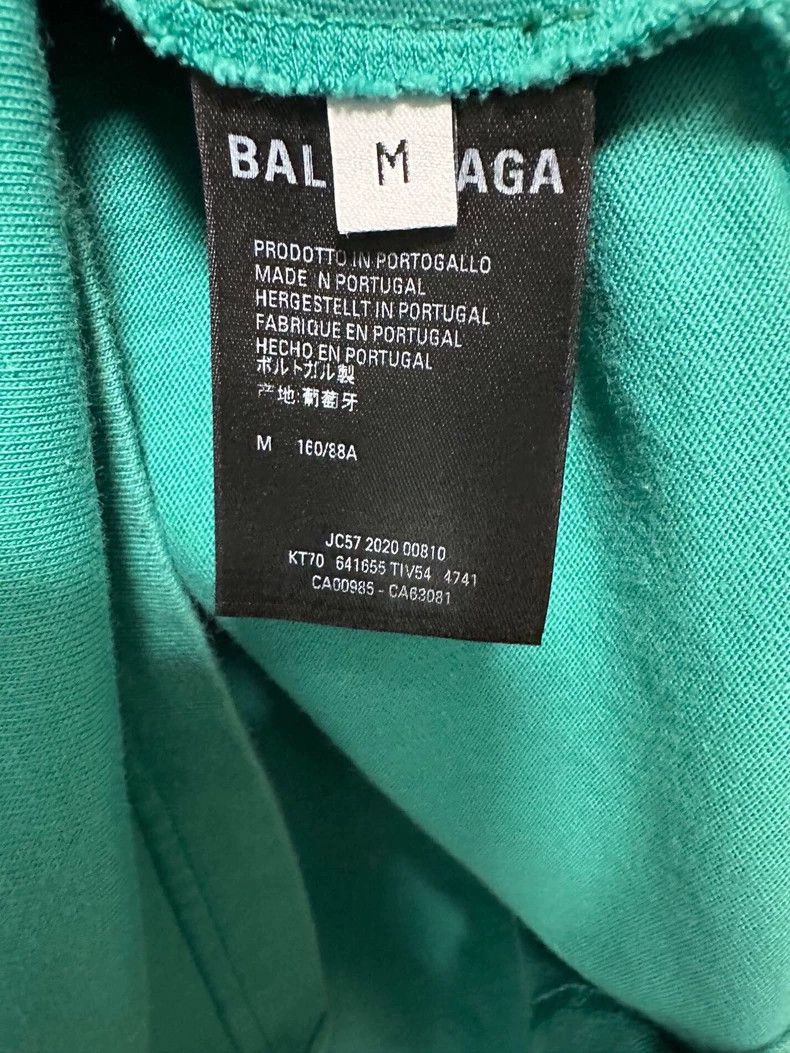 Balenciaga Balenciaga Letter Printed Crewneck Short Sleeve T-Shirt Si Size US M / EU 48-50 / 2 - 4 Thumbnail