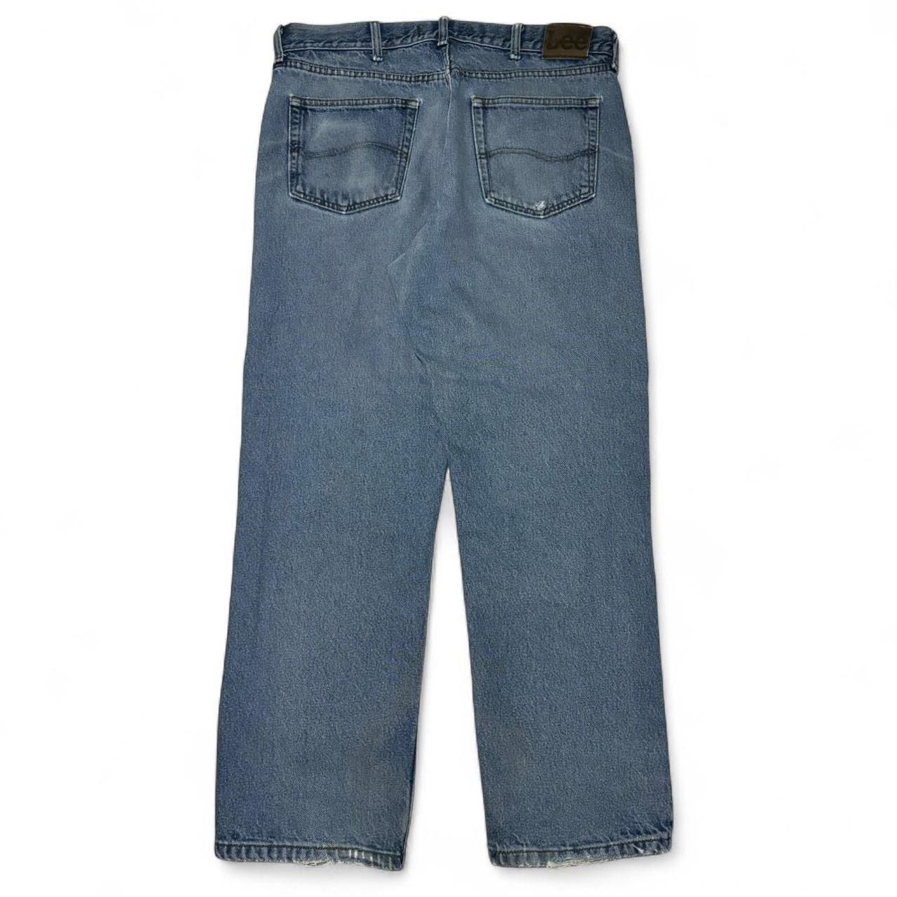 Lee × Vintage Vintage Lee Faded Midwash Blue Denim Jeans Size US 36 / EU 52 - 7 Thumbnail