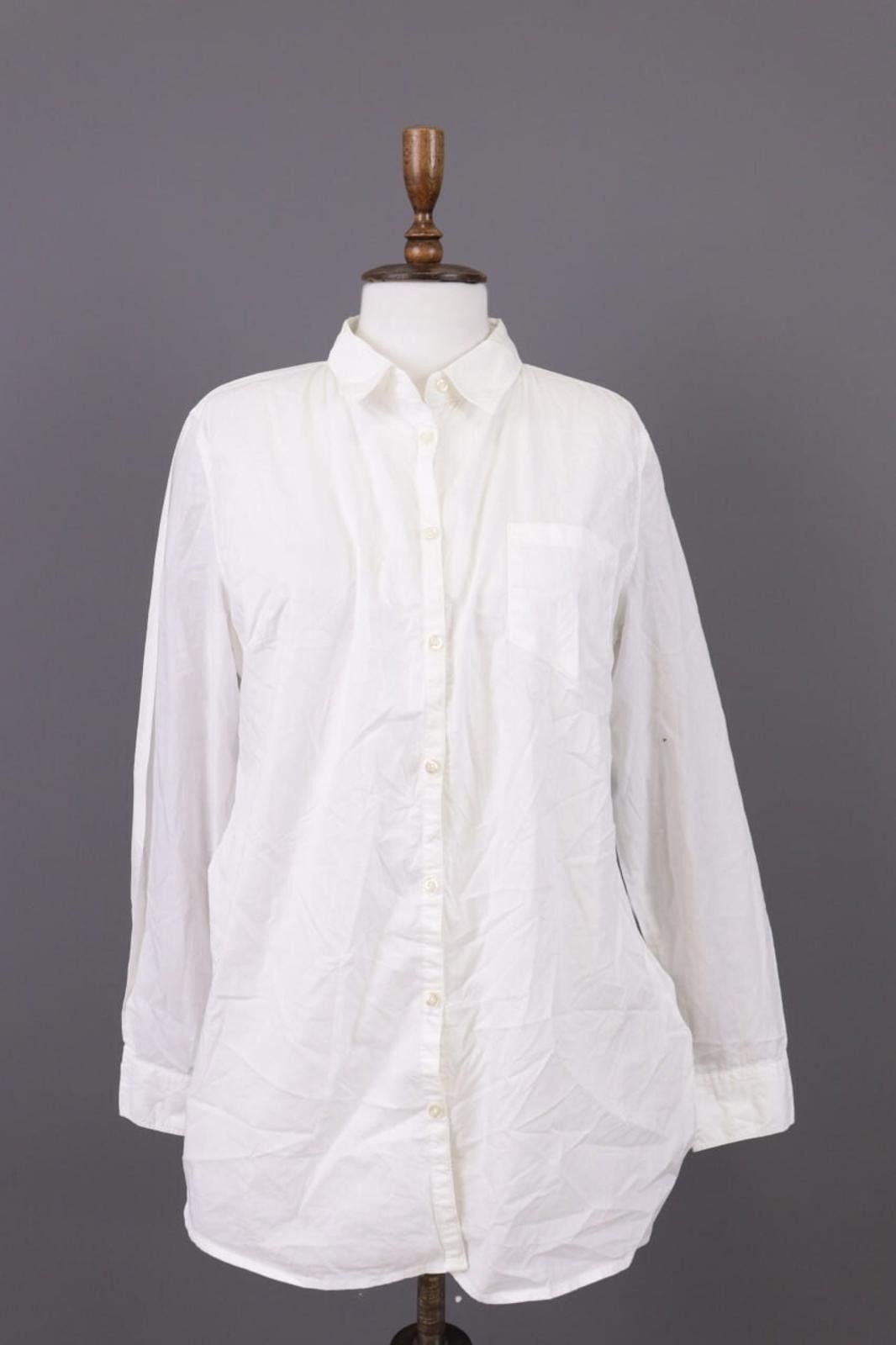 Designer Emily Van Den Bergh White Blouse Tunic Shirt Size 44 Size M / US 6-8 / IT 42-44 - 1 Thumbnail