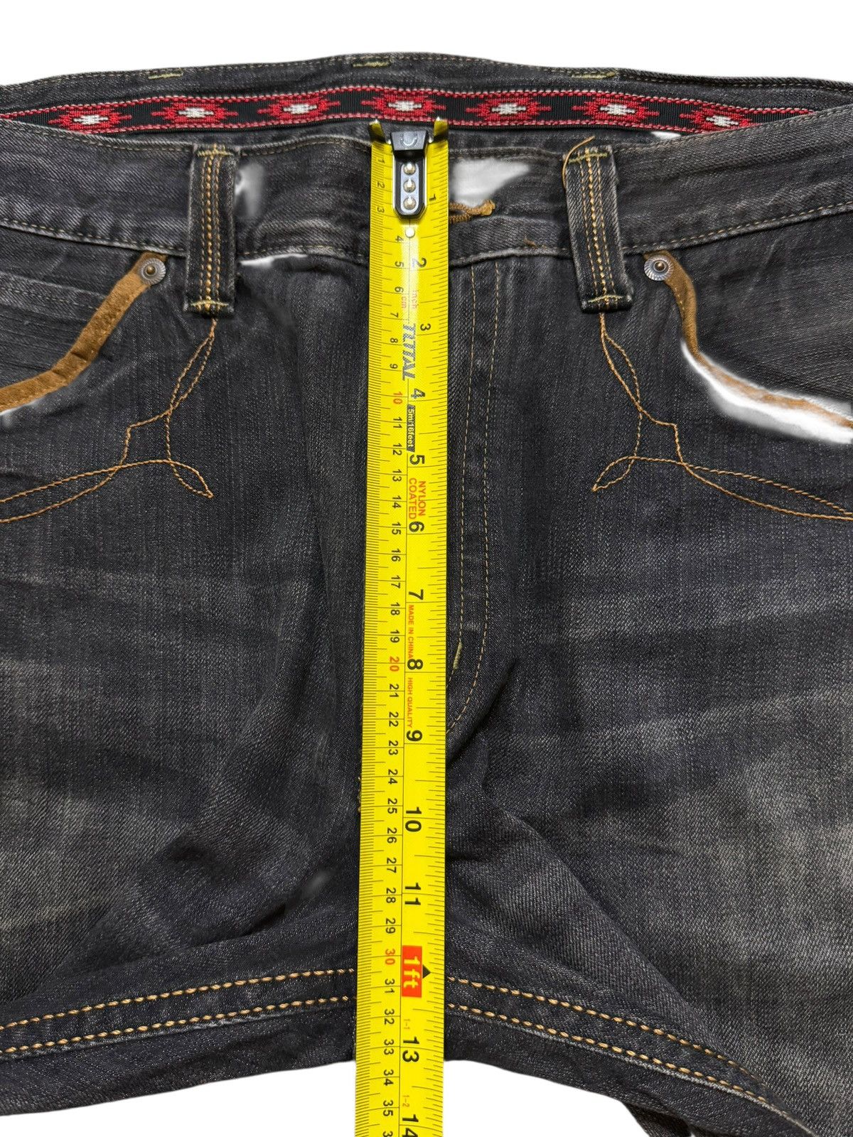 Edwin Vintage 90s Edwin Faded Wash Whiskers Wide Leg Baggy Jeans Size US 42 / EU 58 - 12 Thumbnail
