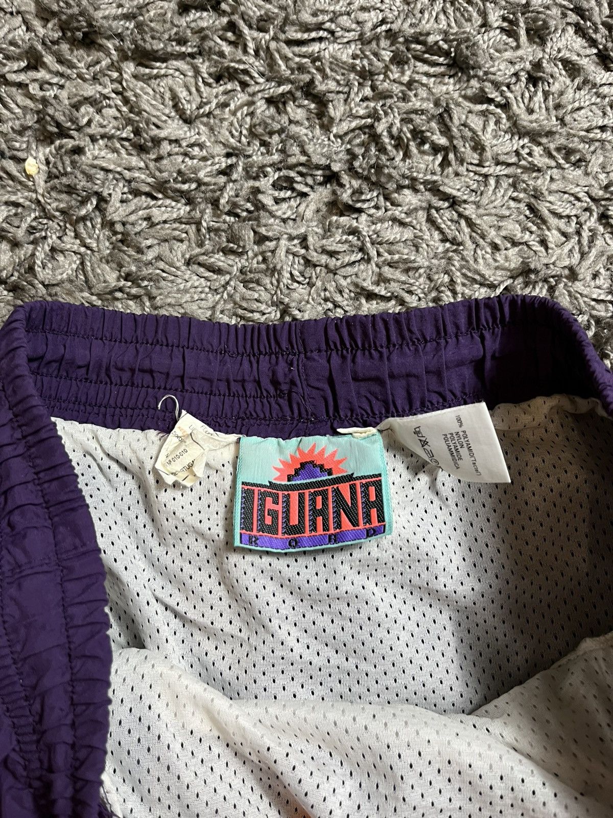 Vintage VINTAGE SURF RARE IGUANA RORD TEXTILE FIBRE TOUR 1992 SHORTS Size US 31 - 4 Thumbnail