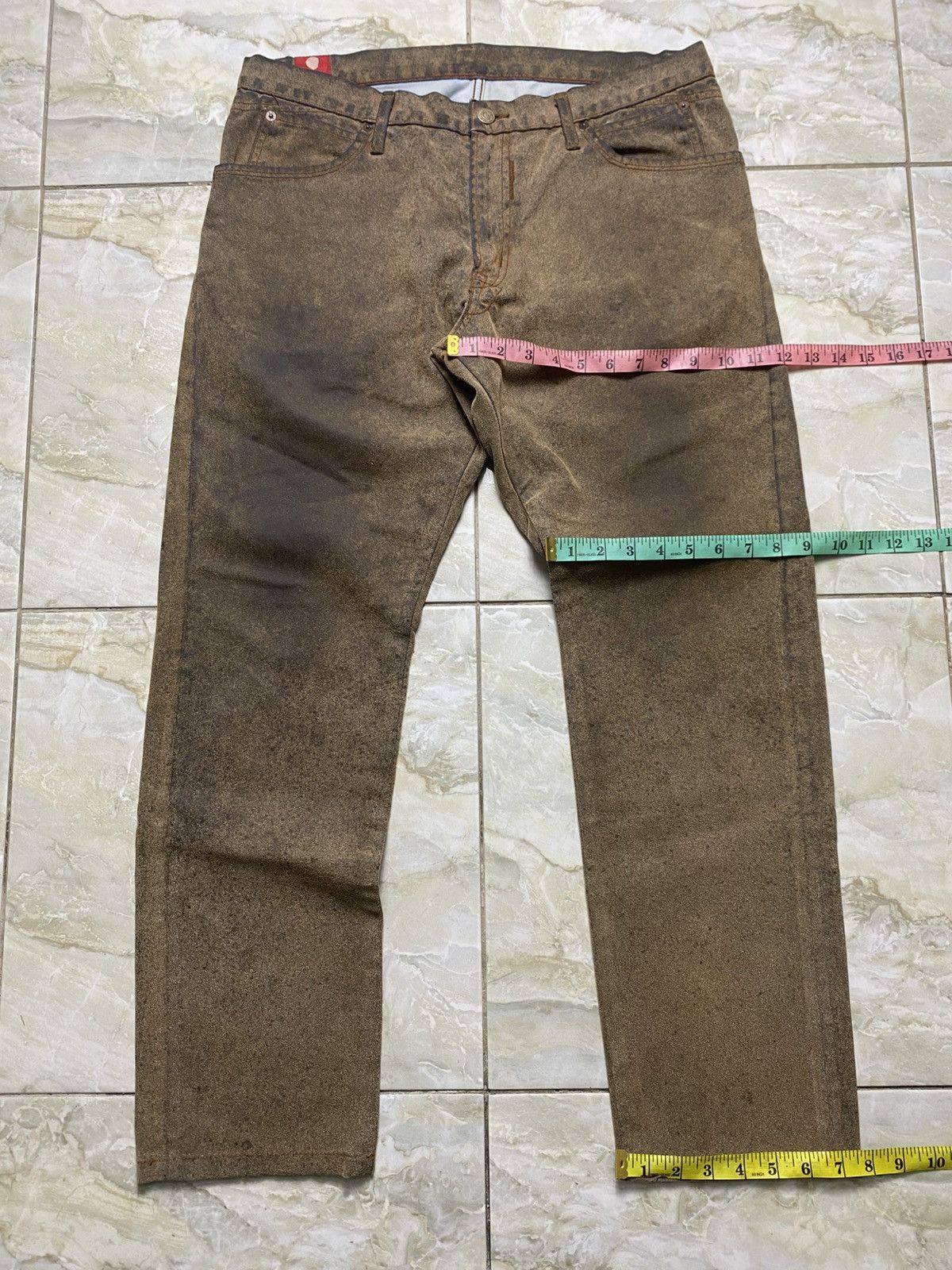 Japanese Brand 🇯🇵 Japanese Brand Blueway Leather Jeans Size US 34 / EU 50 - 21 Thumbnail