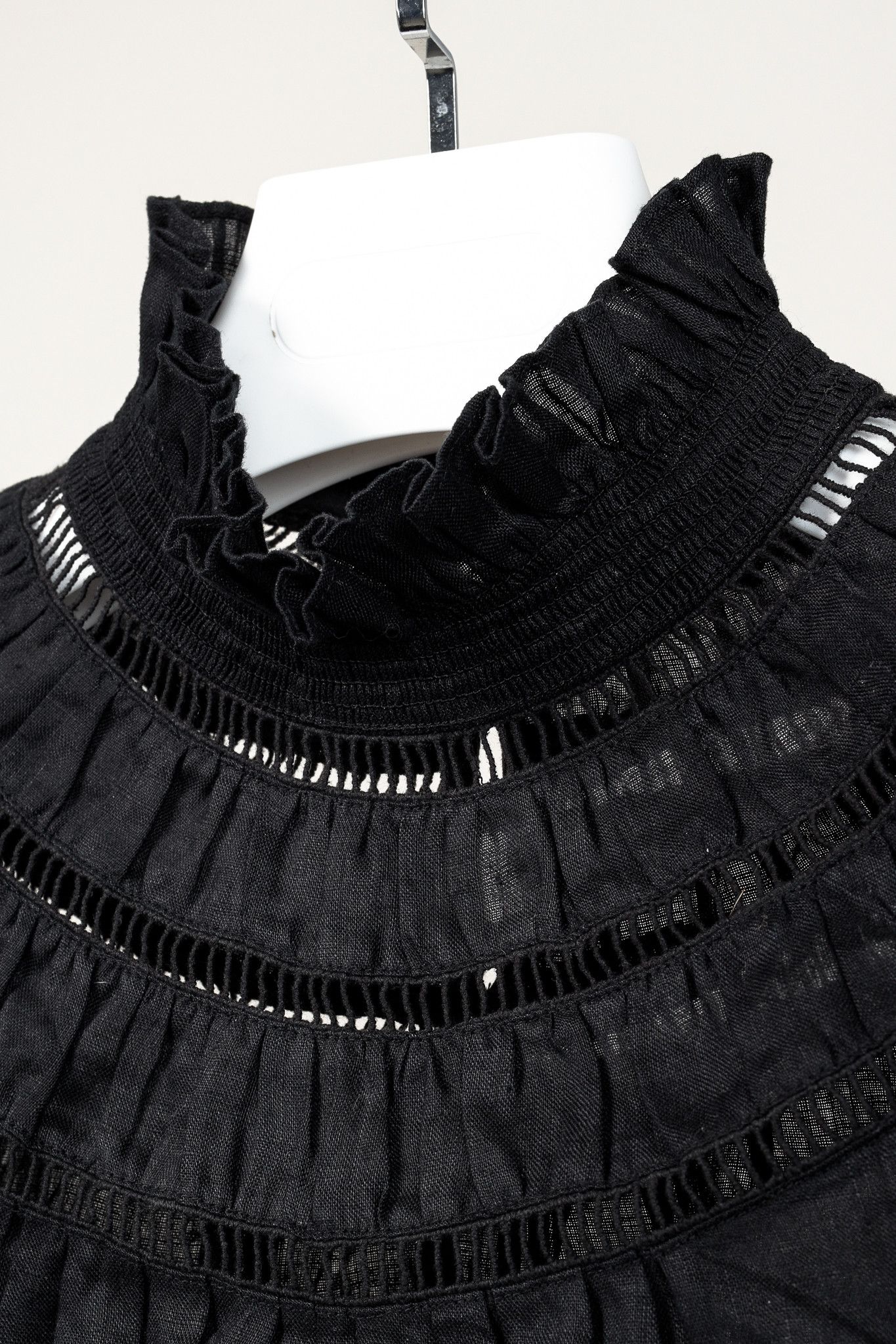 Isabel Marant Isabel Marant Etoile Resort 2020 Amalia Ruffle-Neck Blouse Size M / US 6-8 / IT 42-44 - 5 Thumbnail