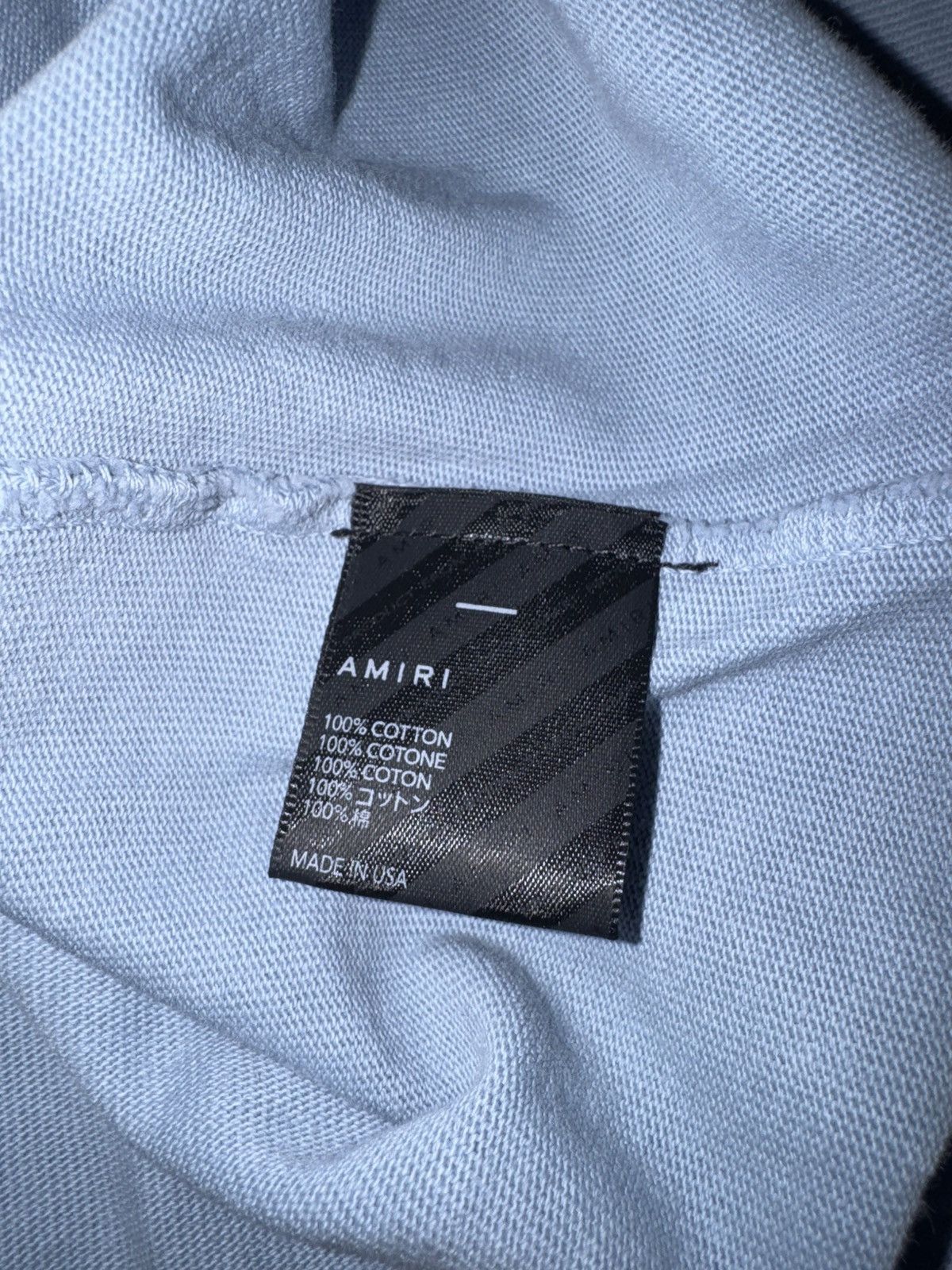 Amiri Amiri Blue 22 Tee Size US L / EU 52-54 / 3 - 6 Thumbnail