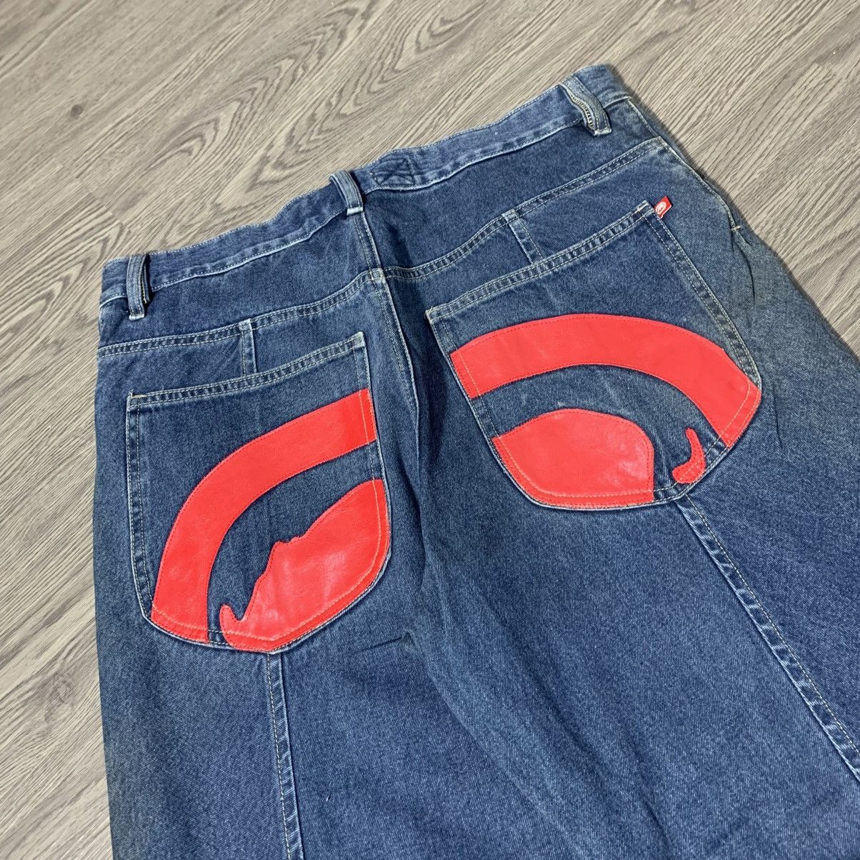 Ecko Unltd. ECKO UNLTD BAGGY JEANS BLUE POCKET LOGO Size US 34 / EU 50 - 2 Thumbnail