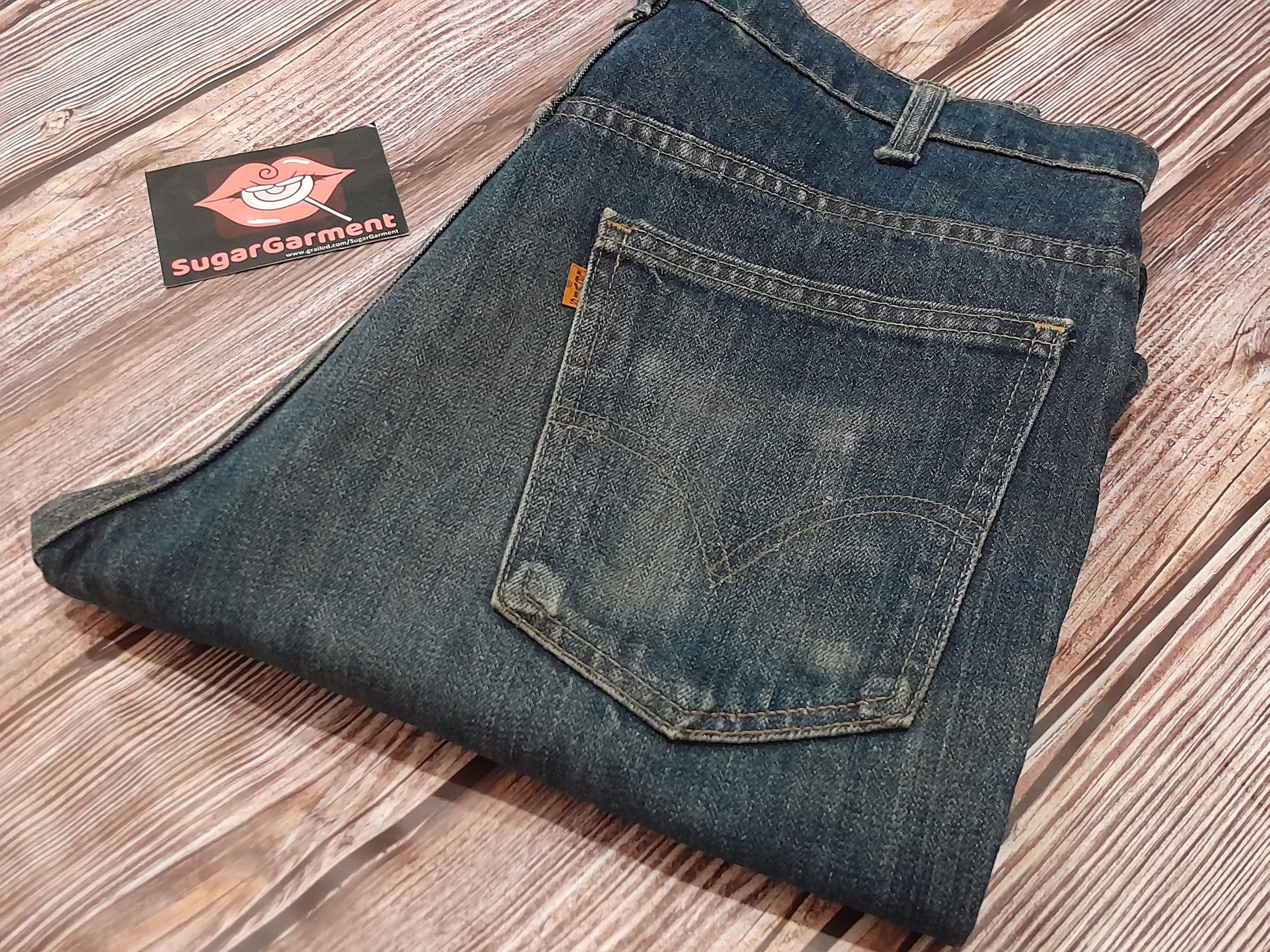 Levi's Levis 646 Bell Bottom Flare TALON Jeans Orange Tab Size US 33 - 24 Thumbnail