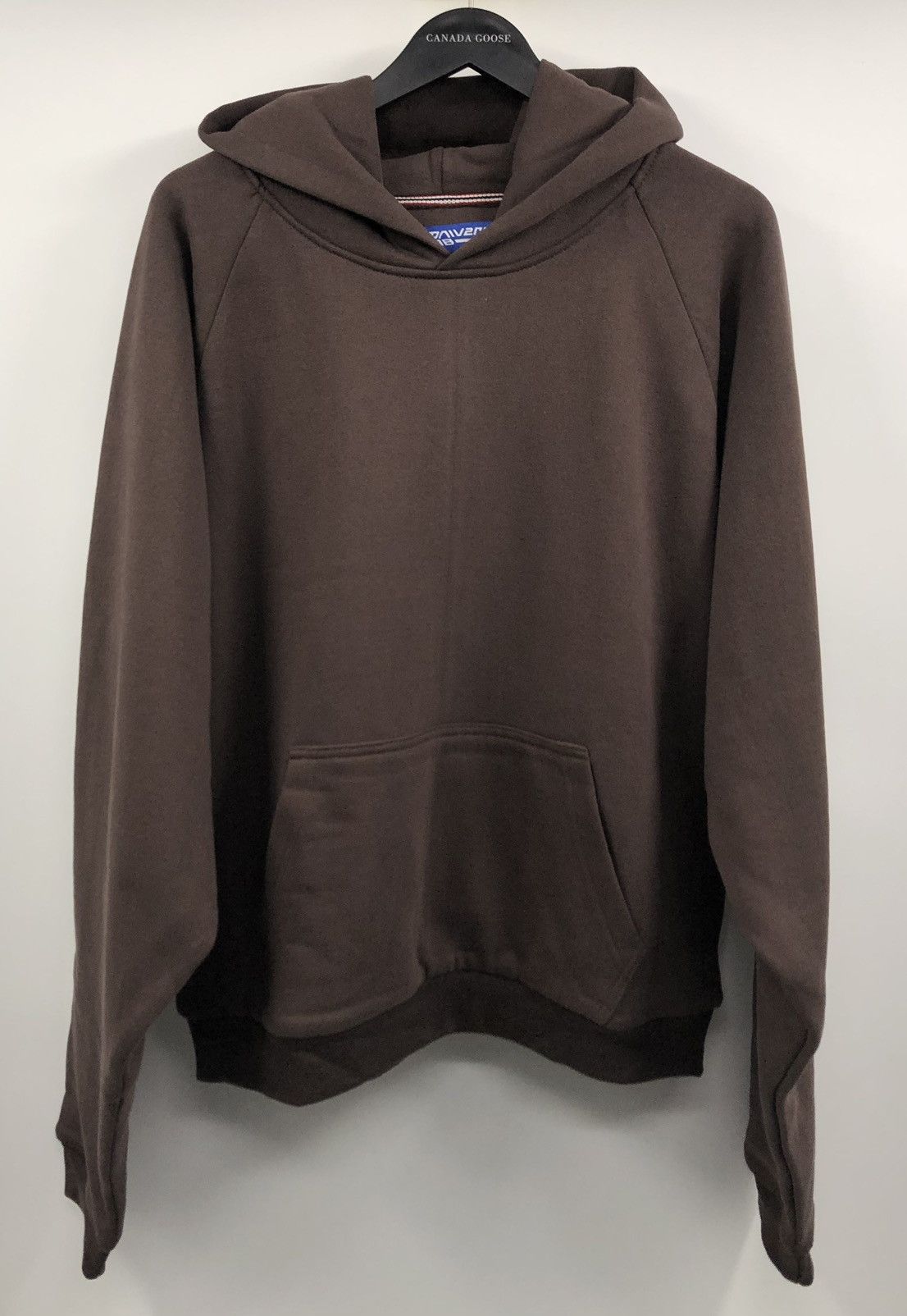 jOONIVERSE LAB Jooniverse Lab Double Layer Heavyweight Boxy Brown Hoodie XL Size US XL / EU 56 / 4 - 1 Thumbnail