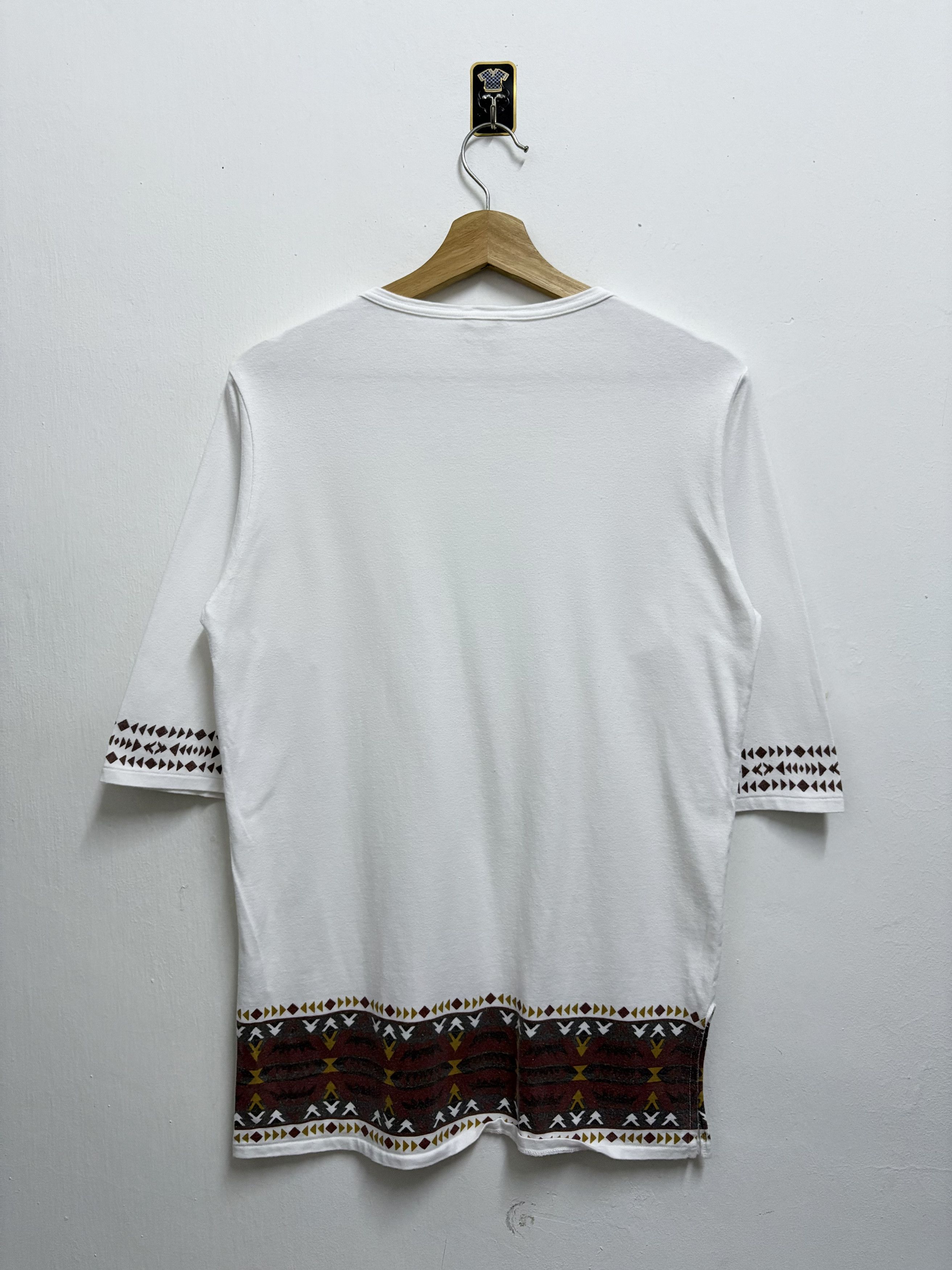 Japanese Brand × Kapital × Pendleton 2000's Kriff Mayer Sportswear Navajo Style T-Shirt Size M / US 6-8 / IT 42-44 - 2 Thumbnail