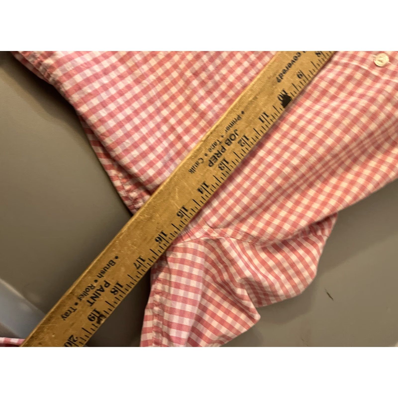 H&M H&M Button-Up Shirt Mens Long Sleeve Pink Gingham Cotton Size S Small Casual Vintage (if applicable) Size US S / EU 44-46 / 1 - 5 Thumbnail