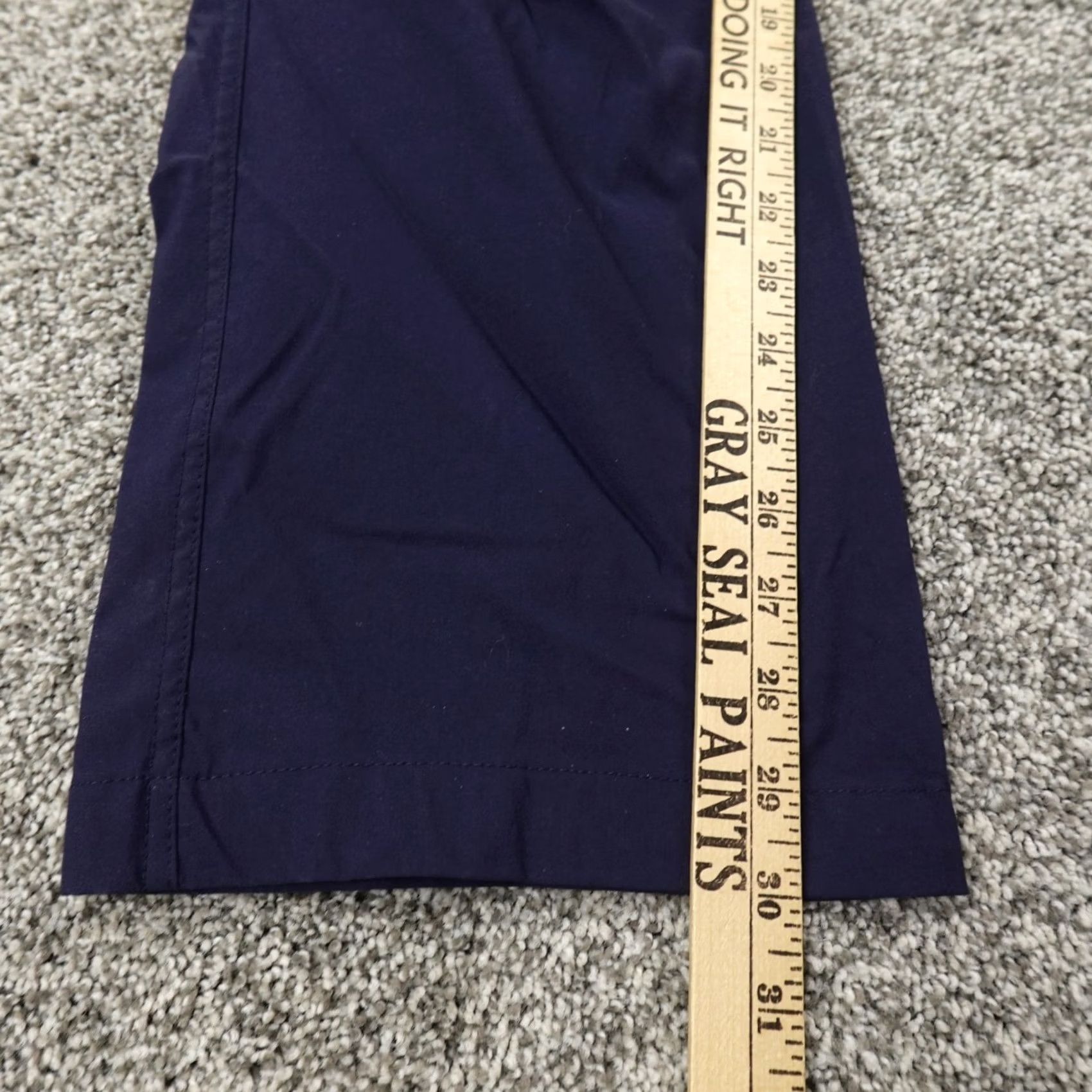 Eddie Bauer Eddie Bauer Pants Mens 40X30 Blue Tech Performance Nylon Stretch Chino Regular Straight Front Pockets Zip Button Casual Workwear 40 in Mens Size US 40 / EU 56 - 3 Thumbnail
