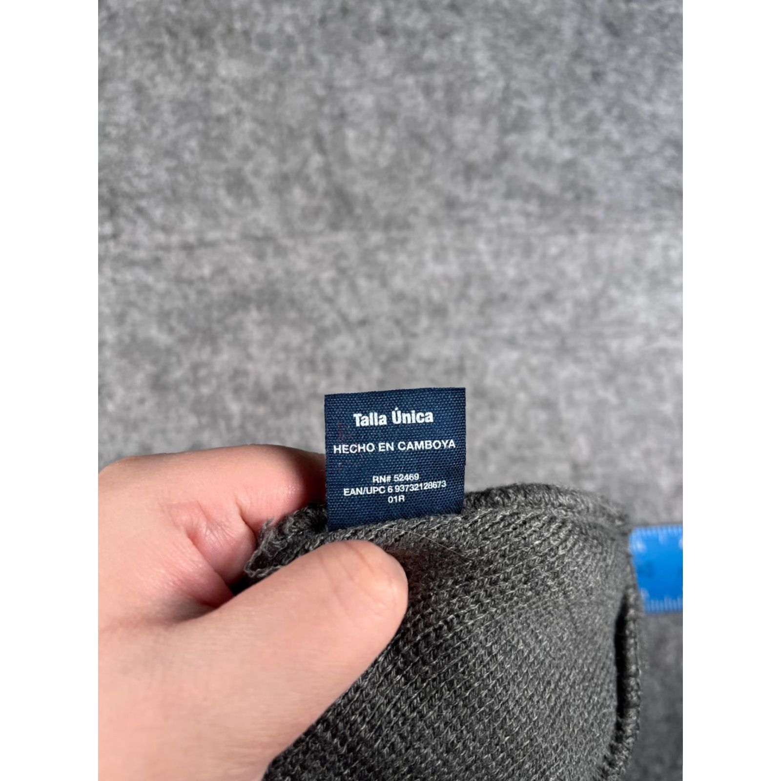 George George Beanie Toque One Size Adult Gray Knit Acrylic Hat Mens Womens Unisex Outdoors Ski Winter Fall Spring Summer - 90s? Size ONE SIZE - 8 Thumbnail