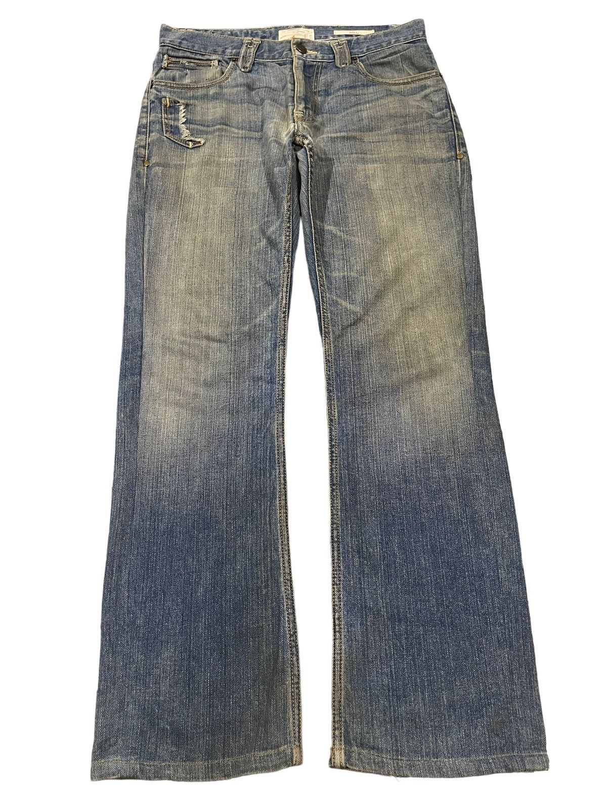 Jimmy Taverniti Vintage Italian Designer Taverniti Blue Wash Loose Jeans Size US 33 - 1 Thumbnail