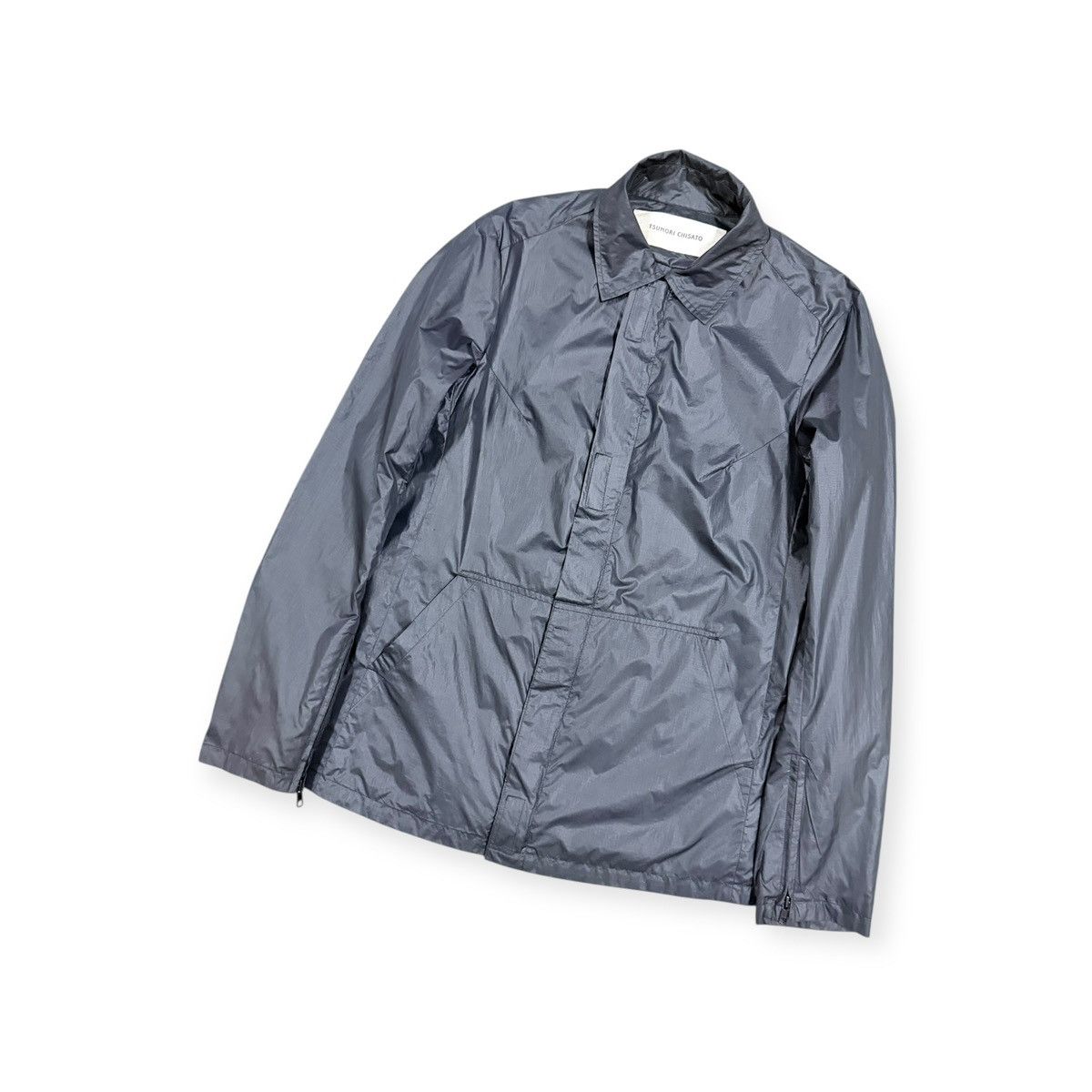 Tsumori Chisato Vtg🔥Tsumori Chisato Issey Miyake Poplin Nylon Zipper Jacket Size US M / EU 48-50 / 2 - 7 Thumbnail