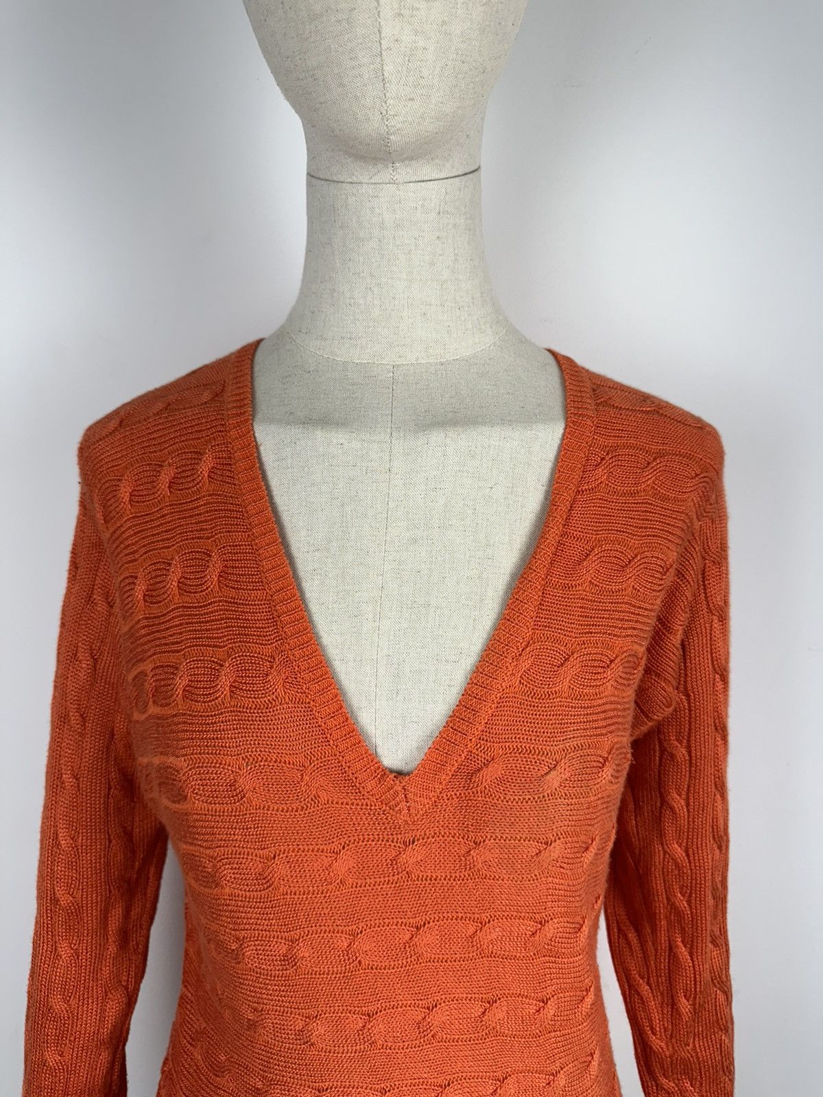 Lauren Ralph Lauren × Vintage Women’s Lauren Ralph Lauren V-Neck Sweater size S Size S / US 4 / IT 40 - 2 Thumbnail