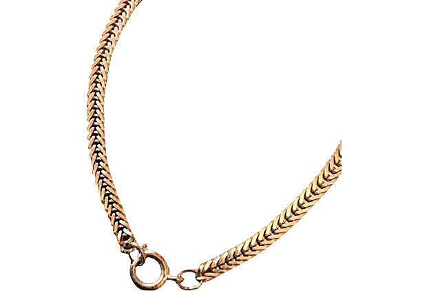 Lanvin Lanvin Retro Paris Two-Tone LL Monogram Pendant Necklace Size ONE SIZE - 6 Thumbnail