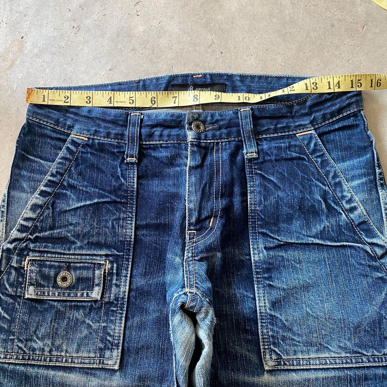 Johnbull Vintage Johnbull Bushpant Japanese Brand Distressed Denim Size US 31 - 5 Thumbnail