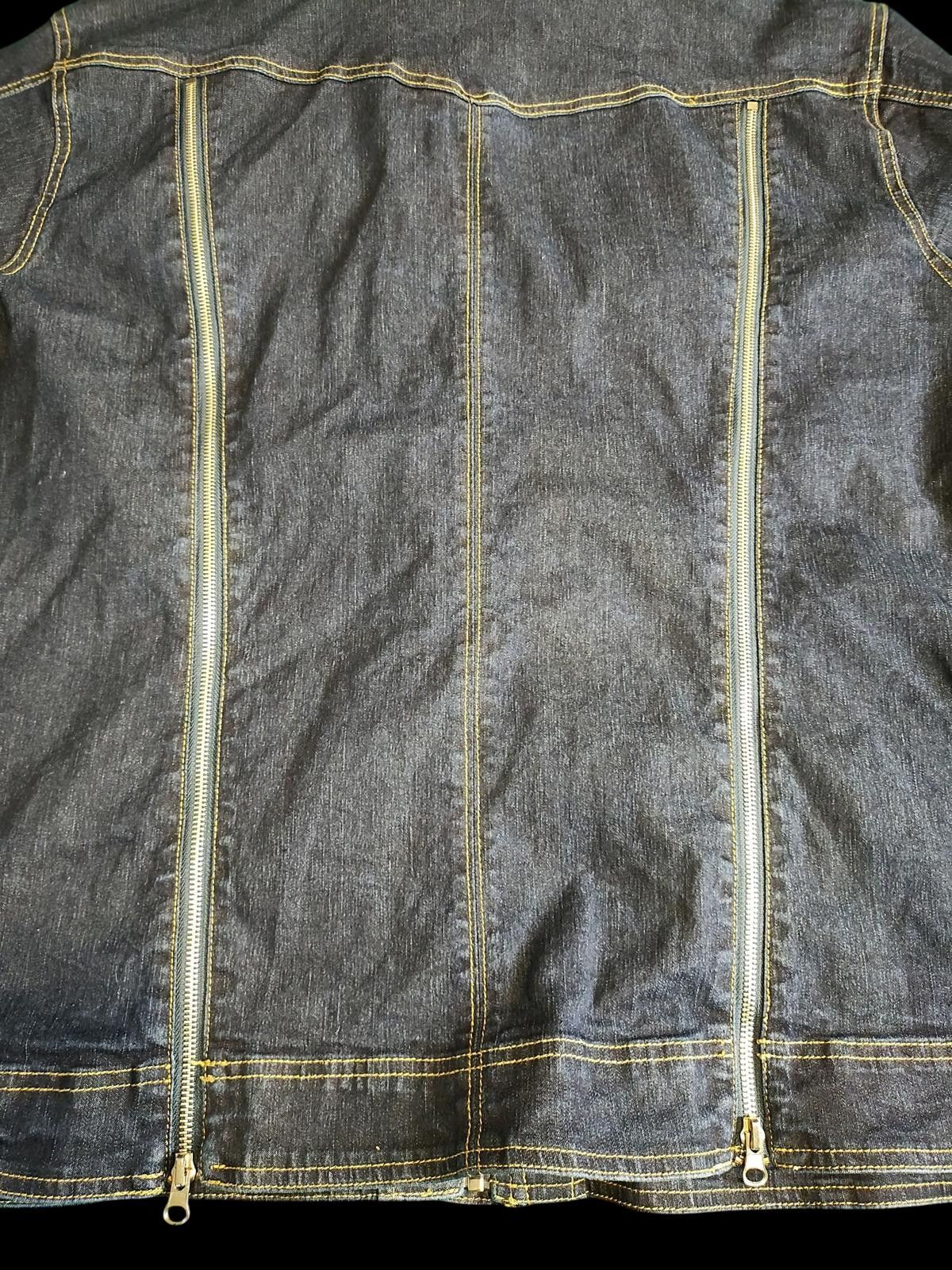 Other Ashley Stewart Women's Dark Denim Jacket Size 4XL / US 24-26 - 6 Thumbnail