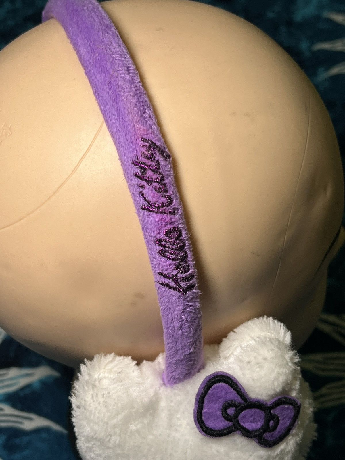 Japanese Brand Y2k Hello Kitty Earmuffs Hat Cat Big Logo Size ONE SIZE - 9 Thumbnail