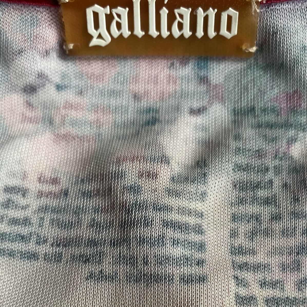 John Galliano 2000’s Newspaper Gazette Floral Top Size S / US 4 / IT 40 - 9 Thumbnail