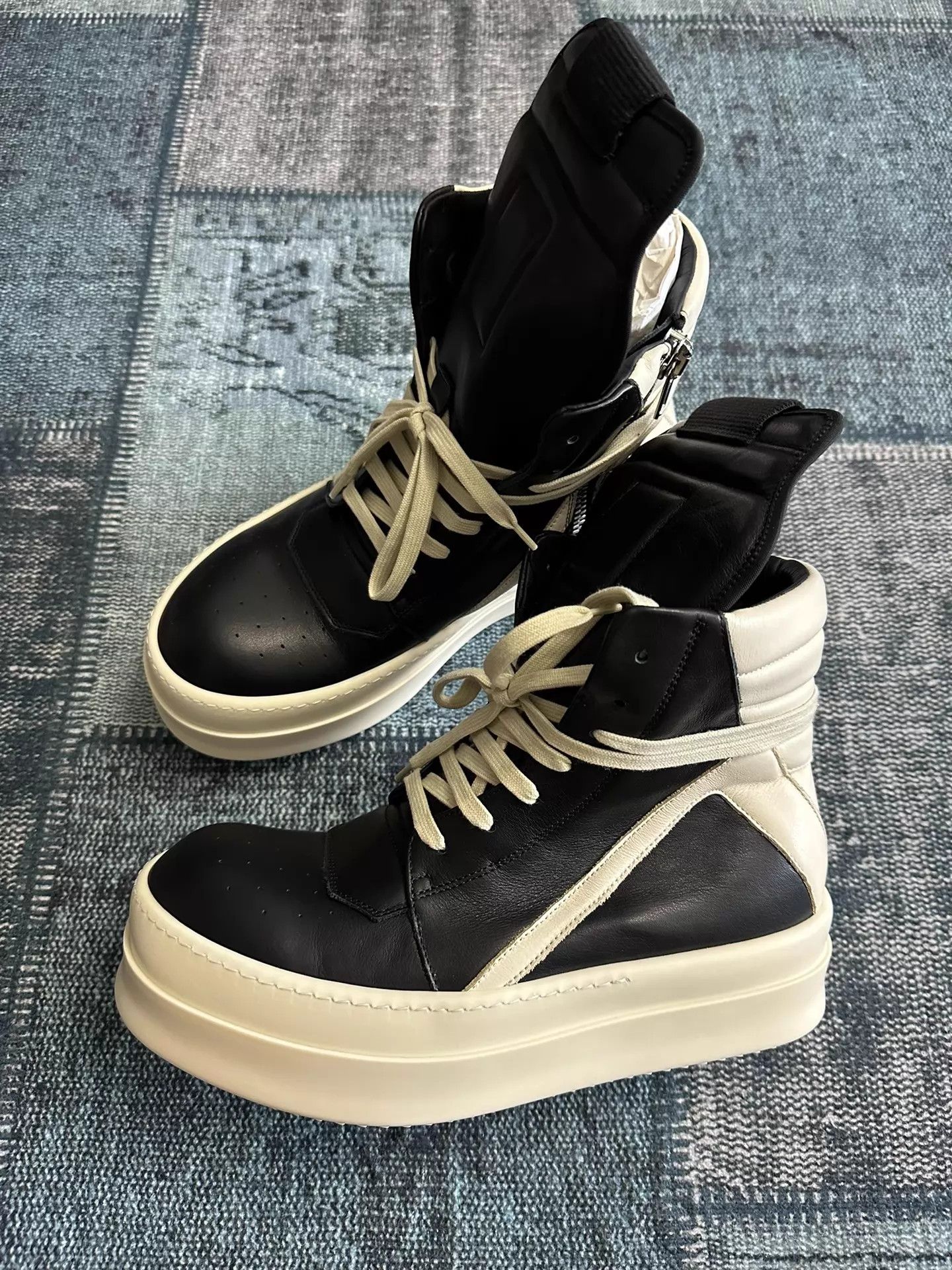 Rick Owens Rick Owens Mainline Thick Sole Inverted Triangle 42 New Size US 9 / EU 42 - 4 Thumbnail