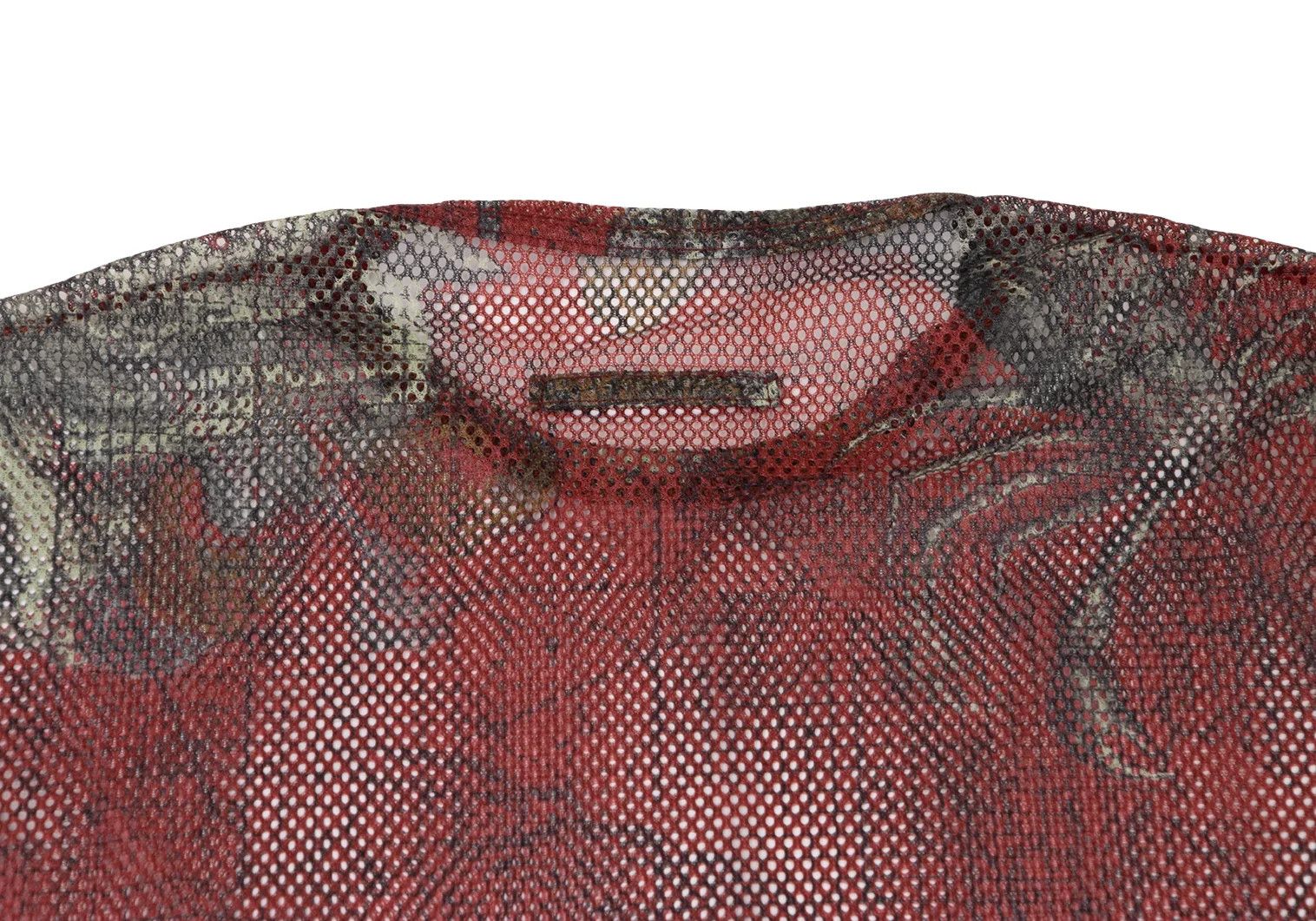 Jean Paul Gaultier Printed Mesh T-shirt in Red, Black, and White Size 48 Size US M / EU 48-50 / 2 - 10 Thumbnail