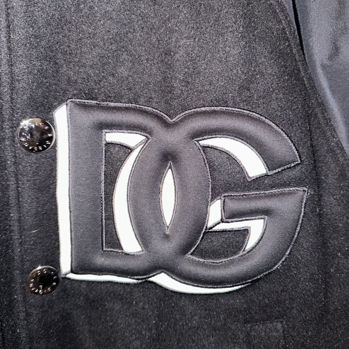 Dolce & Gabbana Dolce & Gabbana Varsity Wool Jacket Size US XL / EU 56 / 4 - 4 Thumbnail