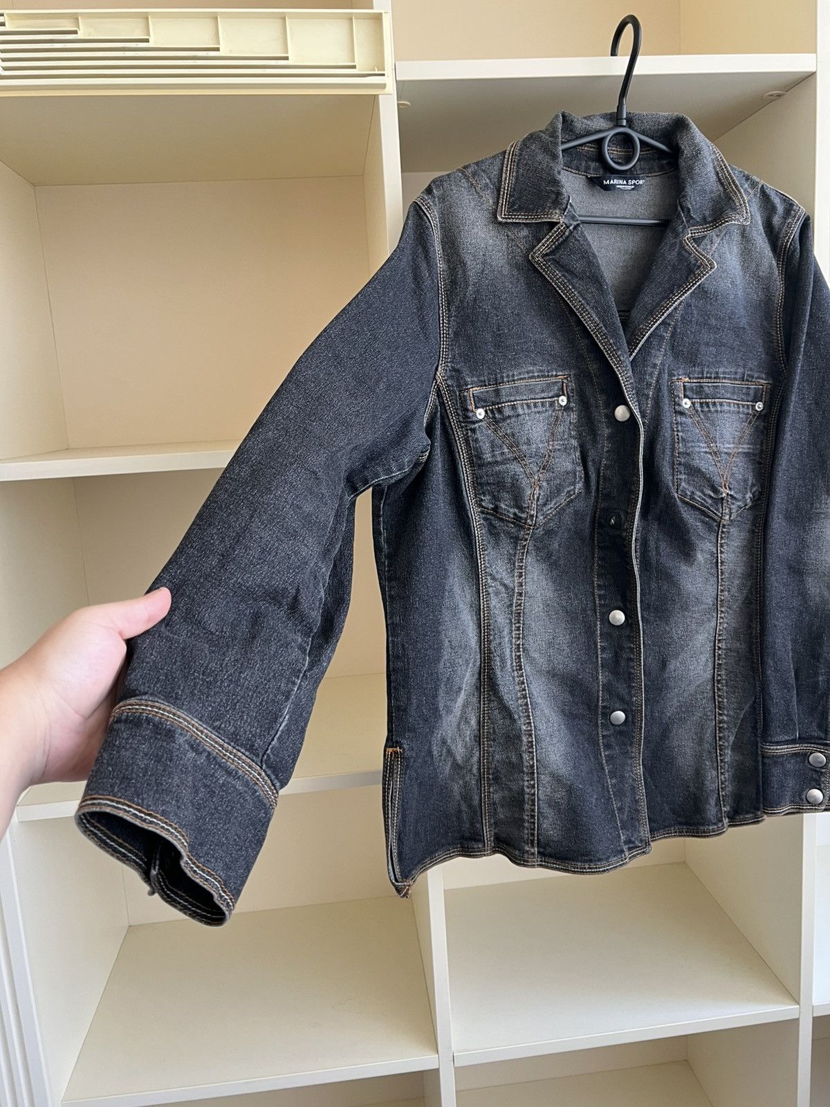 Marina Rinaldi Vintage Marina Rinaldi Denim Jacket JAPAN Size XL / US 12-14 / IT 48-50 - 9 Thumbnail