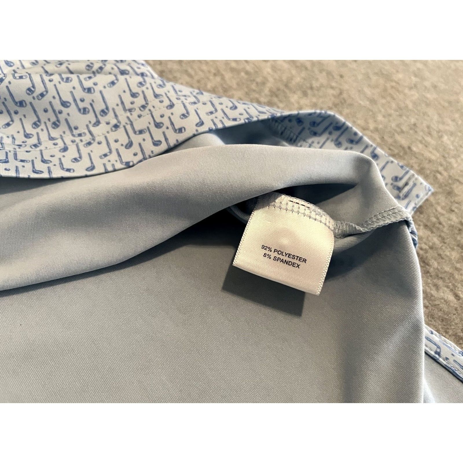 Peter Millar Peter Millar Summer Comfort Golf Polo Shirt Blue Mens Large Size US L / EU 52-54 / 3 - 4 Thumbnail