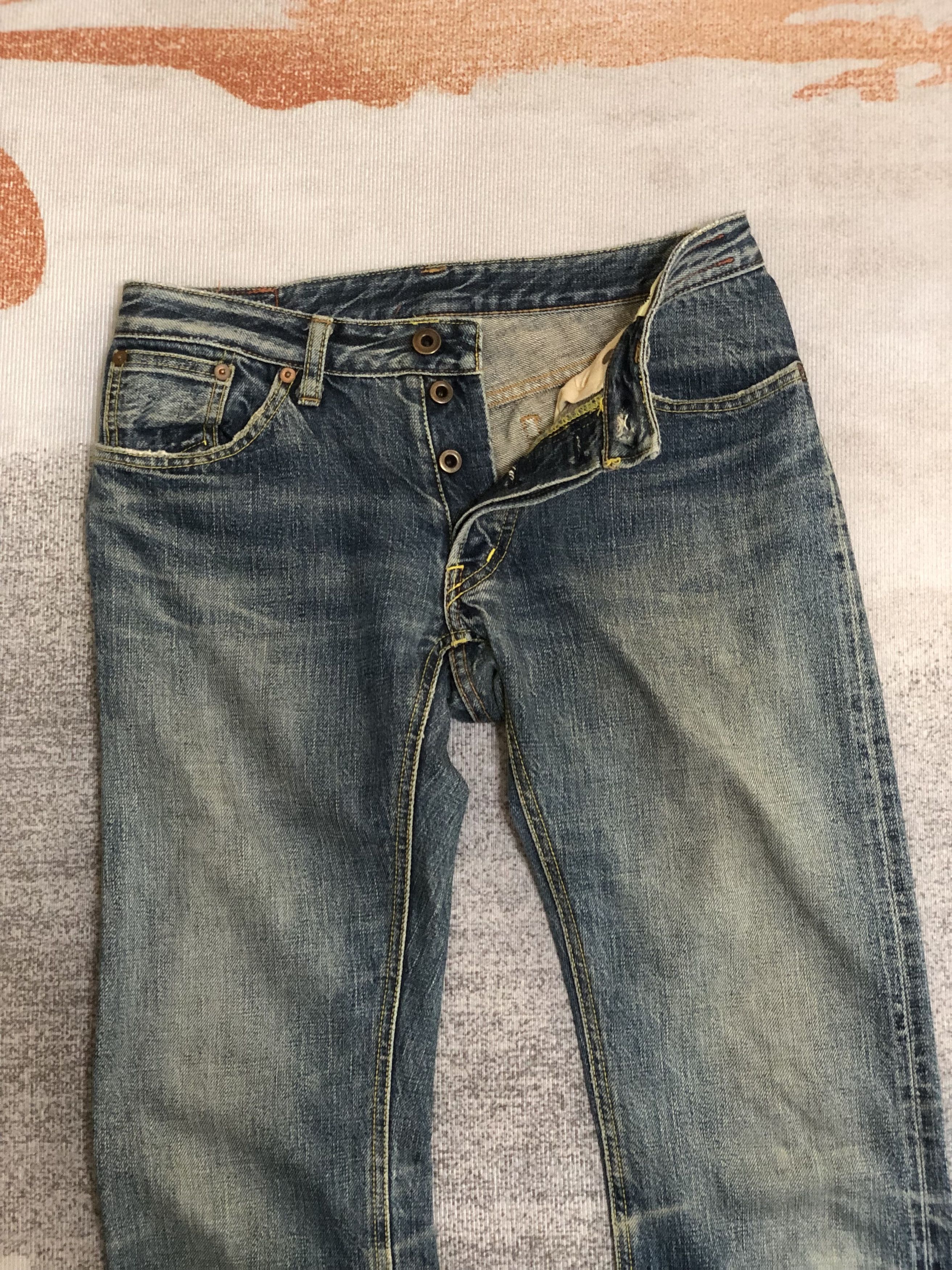 Hiroshi Kato Vintage Hiroshi kato selvedge flare jeans pants Size US 27 - 5 Thumbnail
