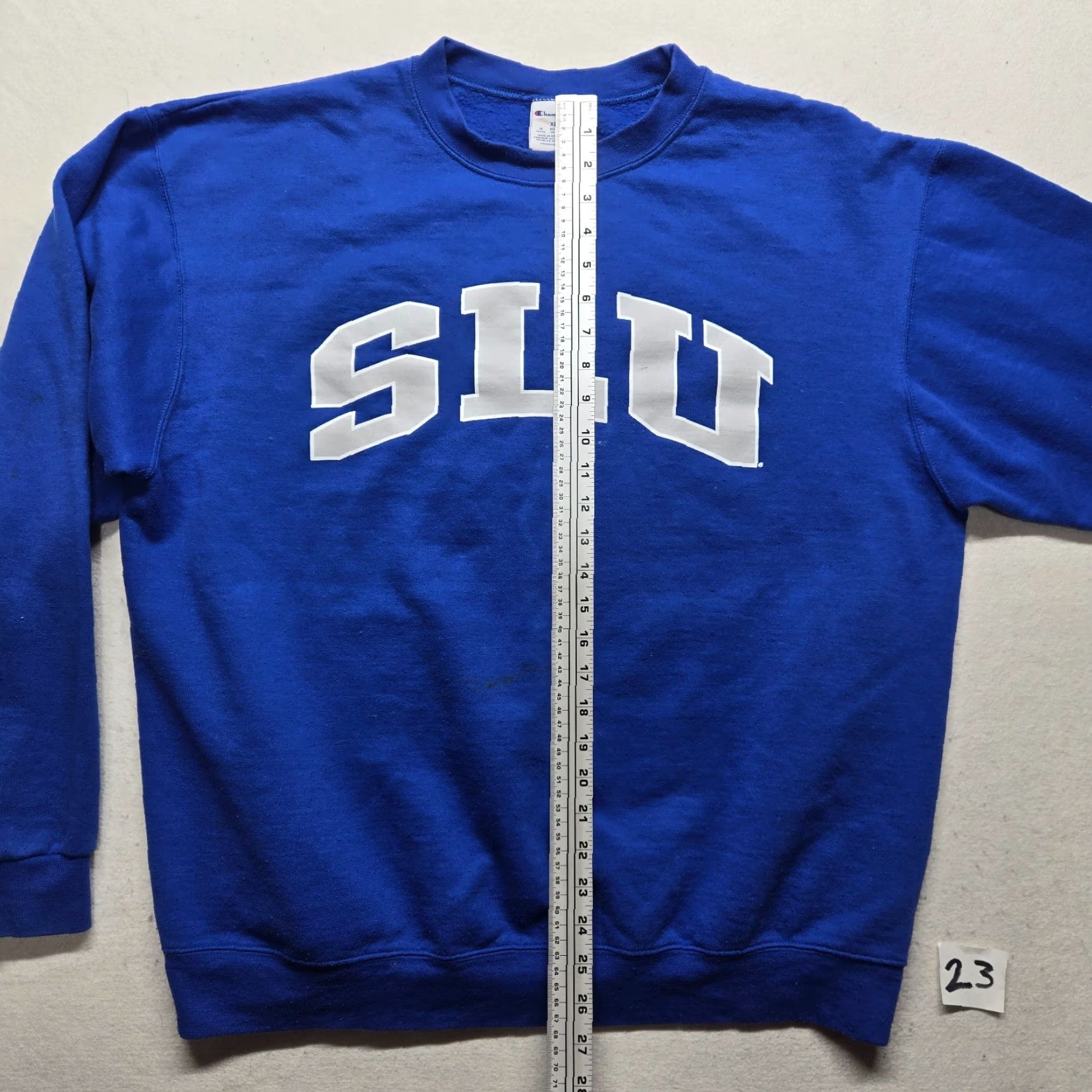 Champion VINTAGE Champion Sweatshirt Pullover XL Men Crewneck St. Louis University Blue Grey University 90s? Size US XL / EU 56 / 4 - 6 Thumbnail