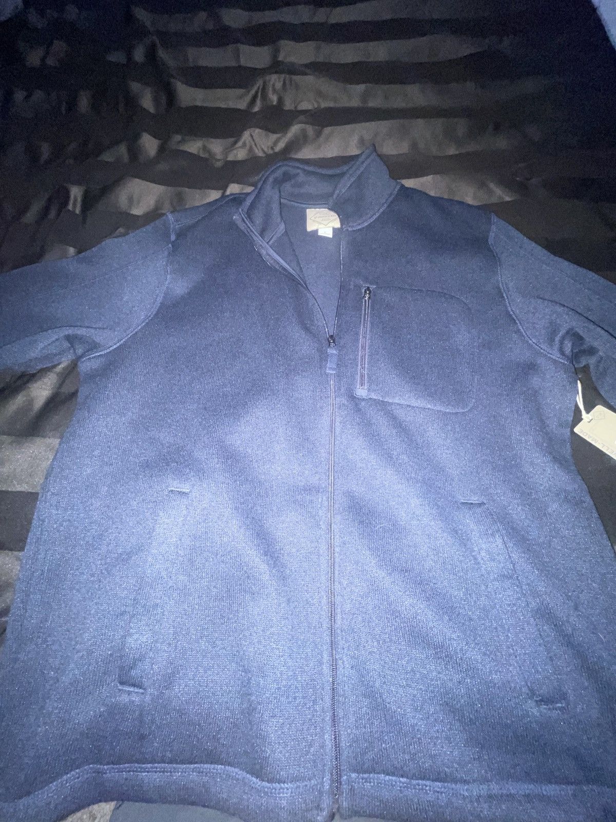 St. Johns Bay Navy Blue St. John's Bay Zip Up Fleece Size US XL / EU 56 / 4 - 1 Thumbnail
