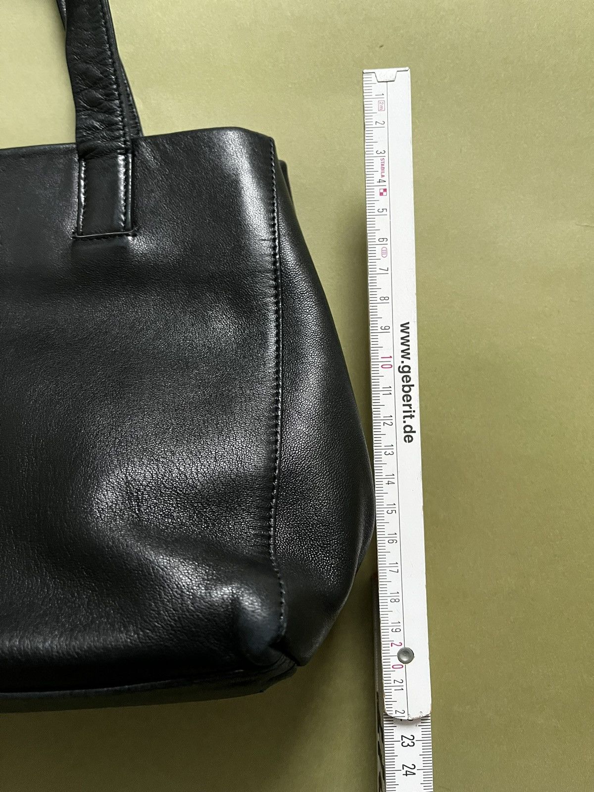 Jil Sander 2008 Jil Sander Black Leather Handbag / Mini Tote Size ONE SIZE - 9 Thumbnail