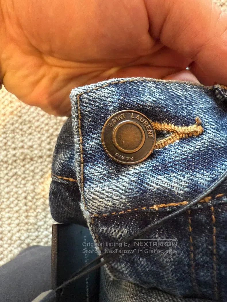 Saint Laurent Paris Saint Laurent Limited Edition Jeans. Size US 32 / EU 48 - 9 Thumbnail