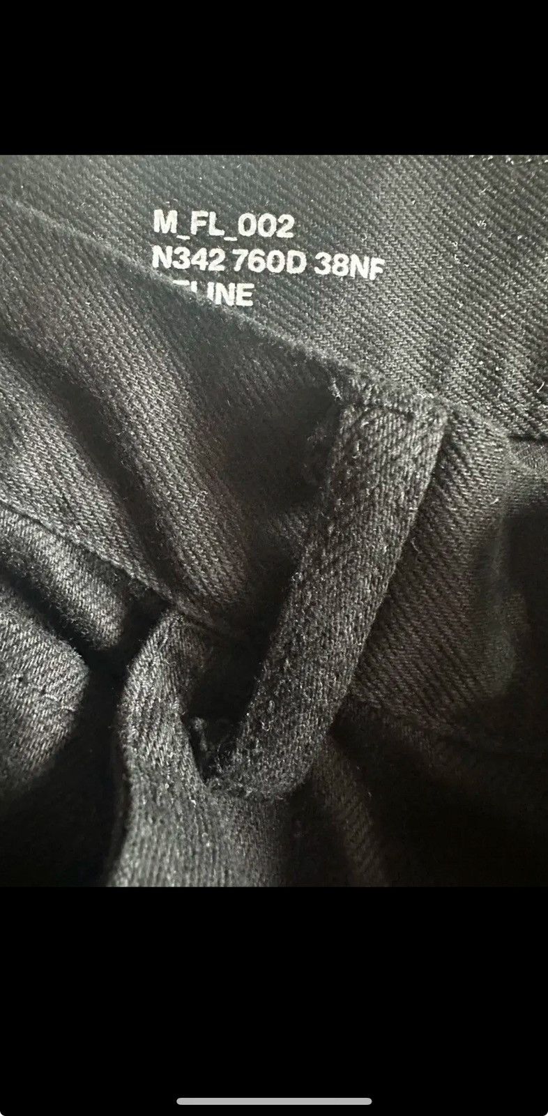 Celine 20SS Flared Jeans – Black (asian fit) Size US 26 / EU 42 - 3 Thumbnail