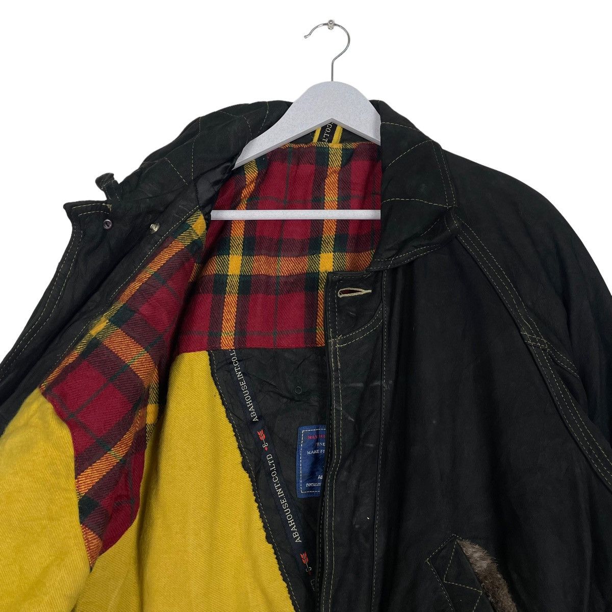 ABAHOUSE × Japanese Brand ARCHIVAL💥ABAHOUSE CHORE MOLESKIN LEATHER JACKET Size US M / EU 48-50 / 2 - 8 Thumbnail