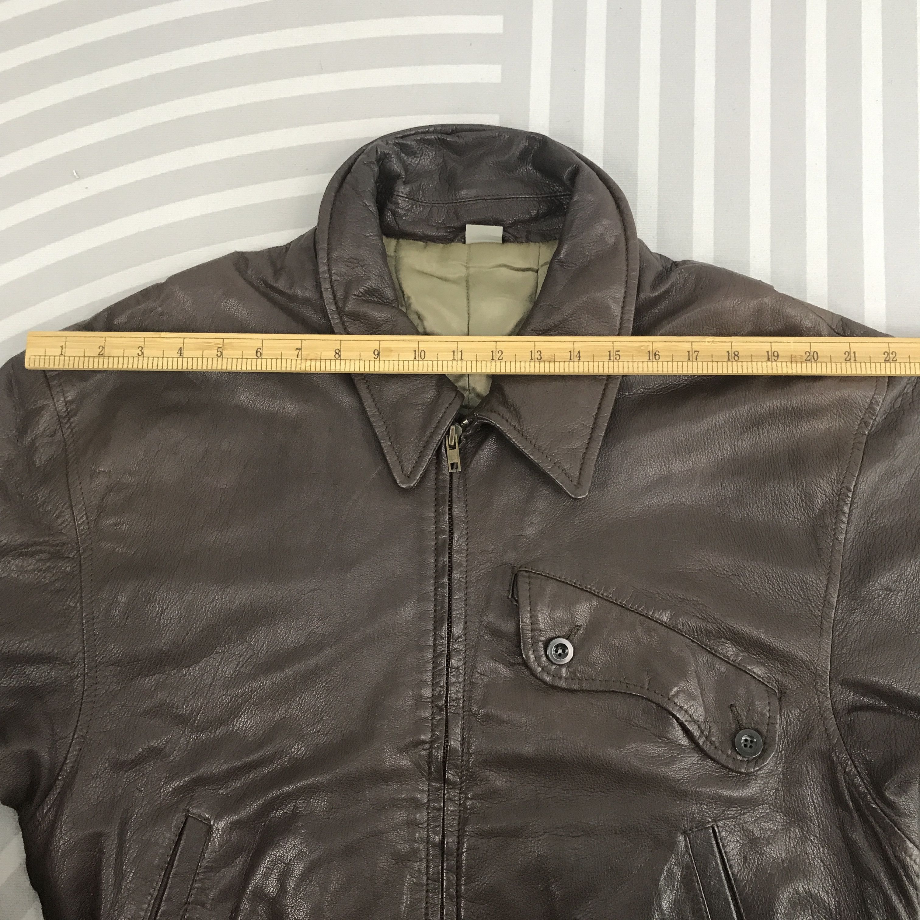 Japanese Brand × Vintage Vintage Japanese Brand Leather Bombar Jacket Size US L / EU 52-54 / 3 - 5 Thumbnail