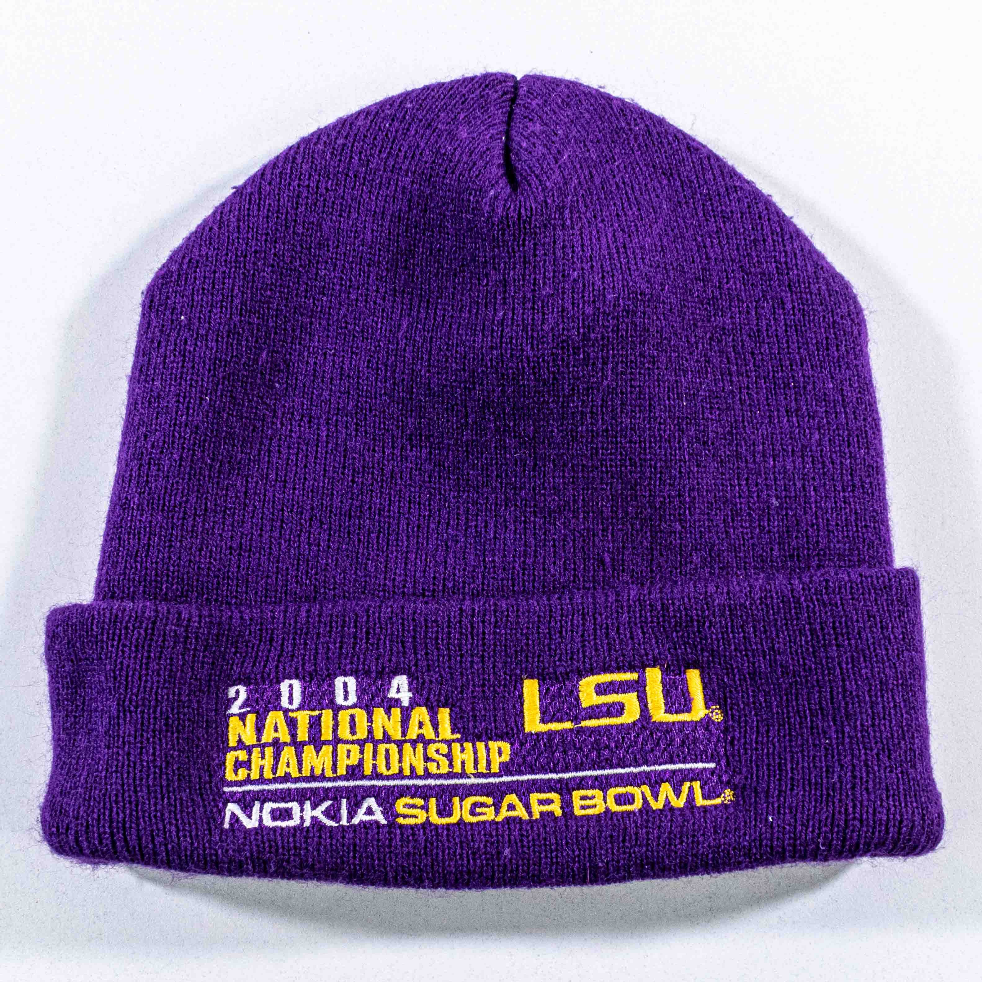 Vintage LSU National Championship Beanie Hat Nokia Sugar Bowl Tigers Size ONE SIZE - 1 Thumbnail
