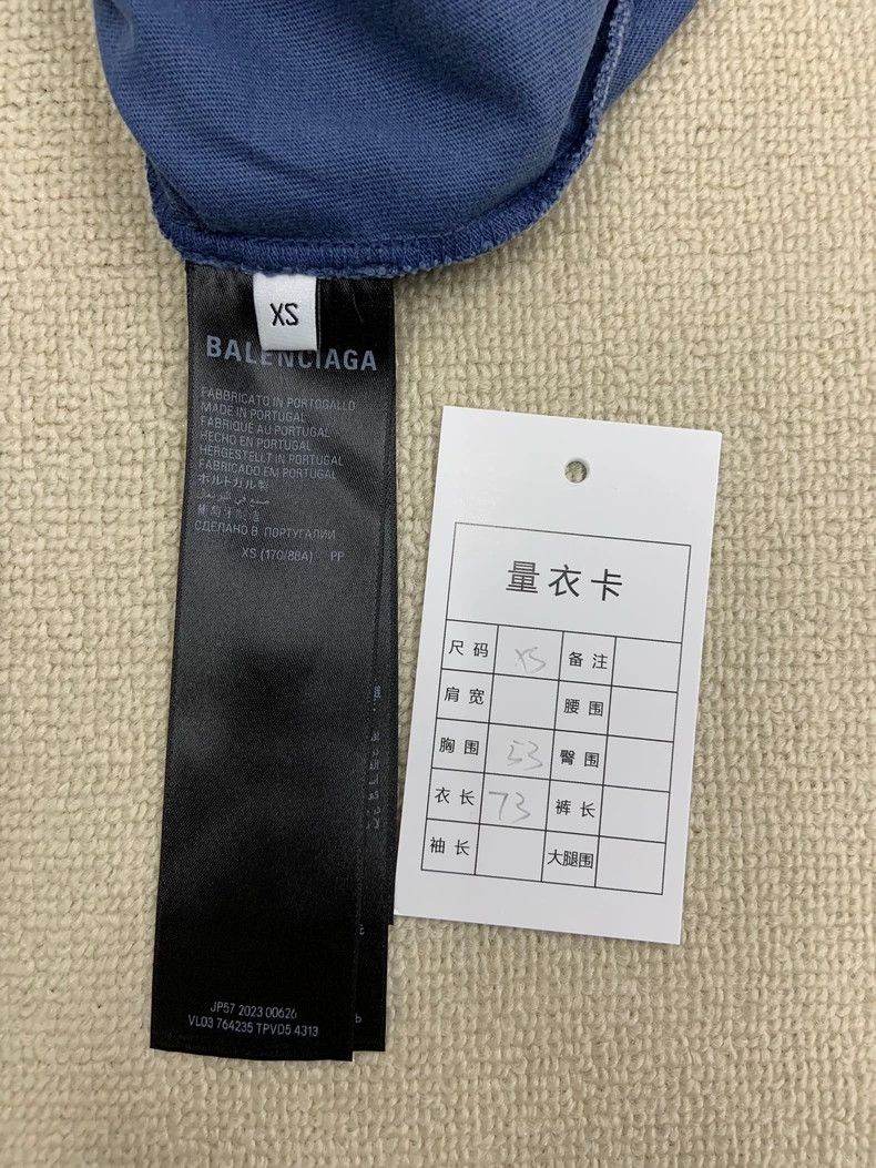 Balenciaga Balenciaga Letter printed T-shirt with round neck and shor Size US XS / EU 42 / 0 - 4 Thumbnail