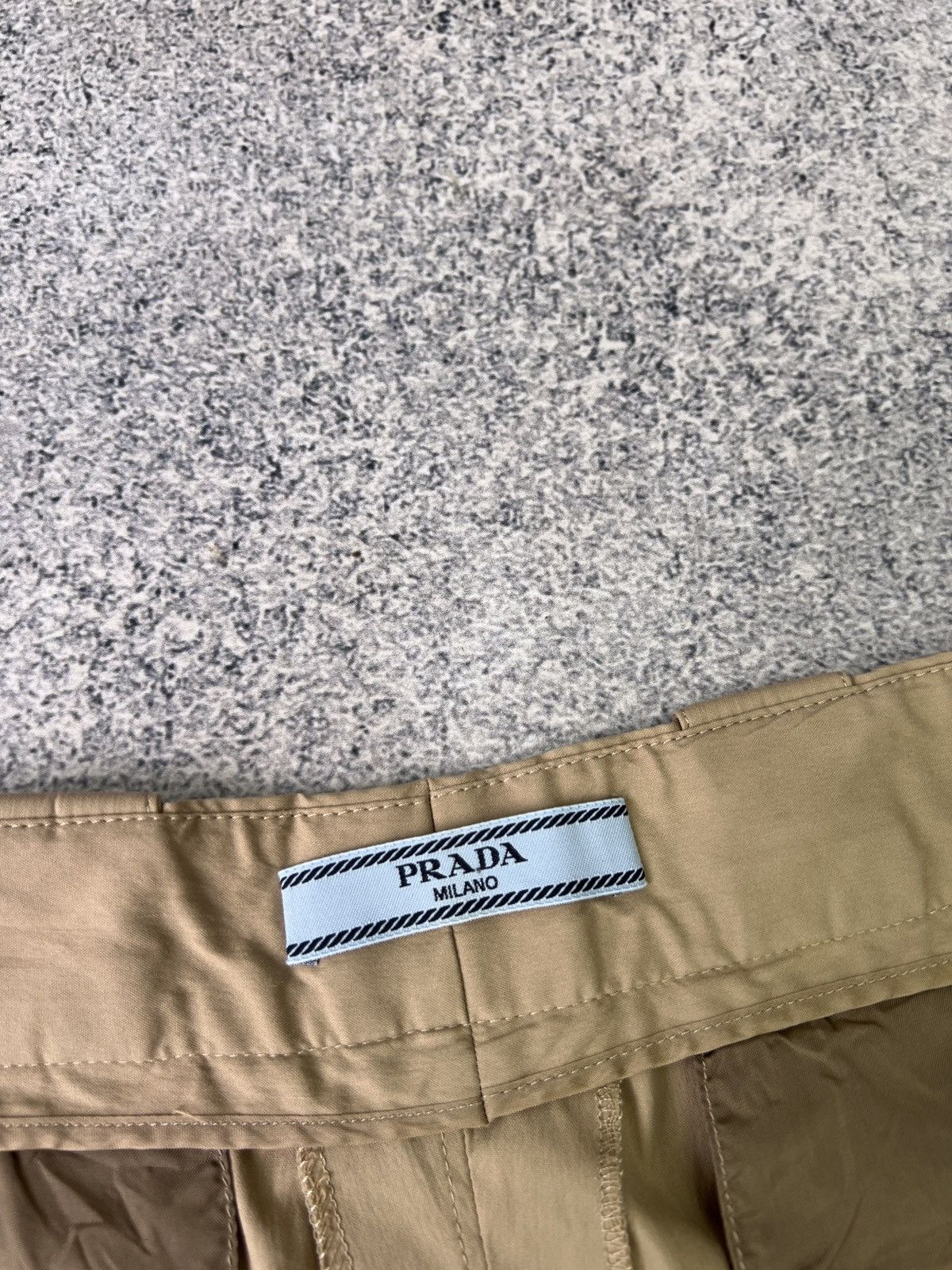 Prada × Vintage Vintage Prada Milano Beige women’s Chino Pants Size 27" / US 4 / IT 40 - 7 Thumbnail