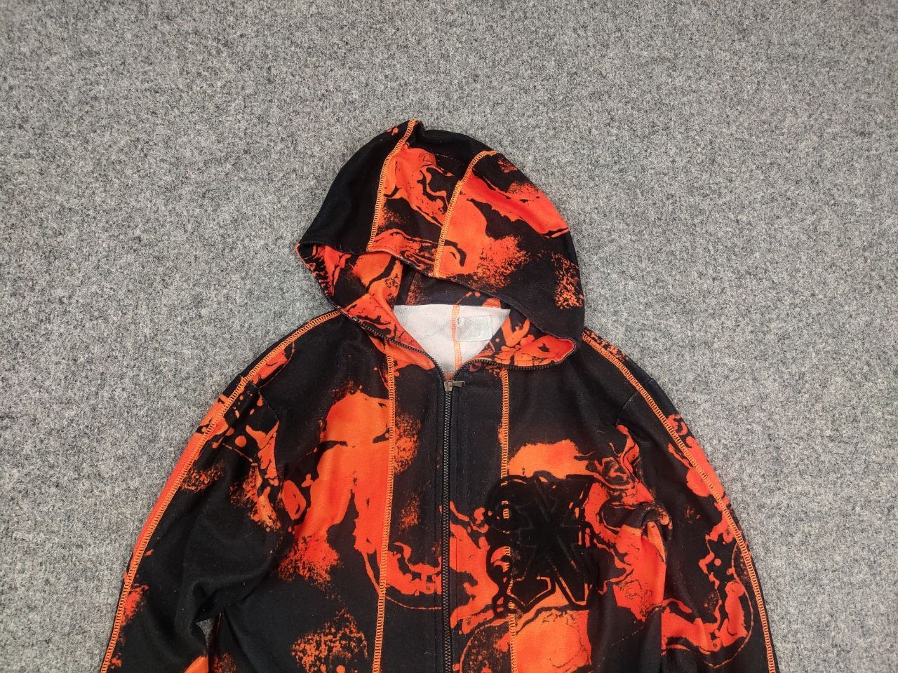 JET SET Vintage Jet Set Japanese Art Zip Fleece Hoodie Y2K Style Size US S / EU 44-46 / 1 - 4 Thumbnail