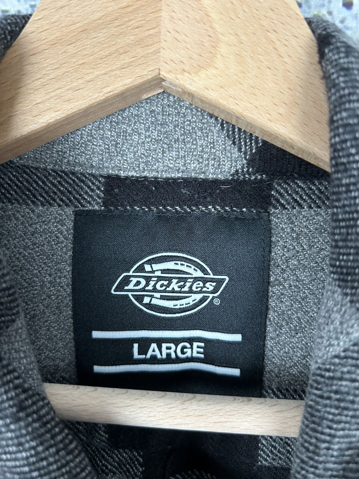 Dickies Dickies Checked Overshirt Black Grey Skateboards Streetwear Size US L / EU 52-54 / 3 - 4 Thumbnail