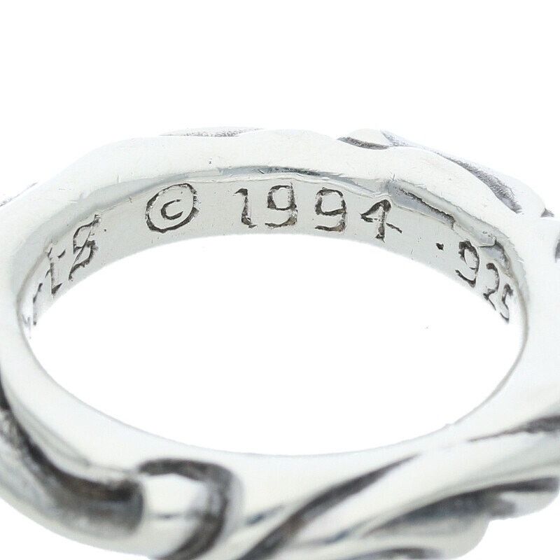 Chrome Hearts Scroll Band Silver Ring