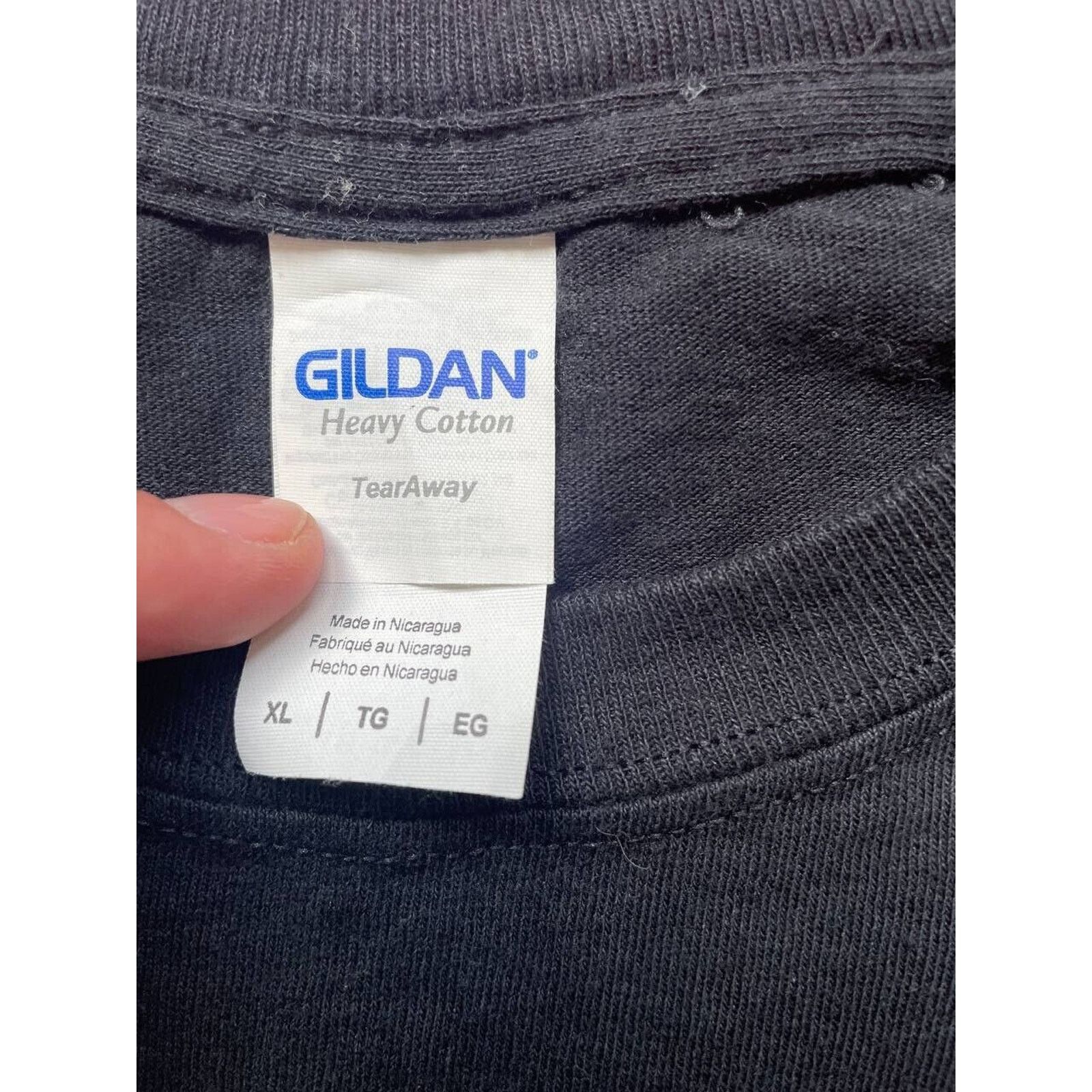 Gildan Heavy XL Black Live Fast Die Last Skull Biker Graphic Tee Size US XL / EU 56 / 4 - 6 Thumbnail