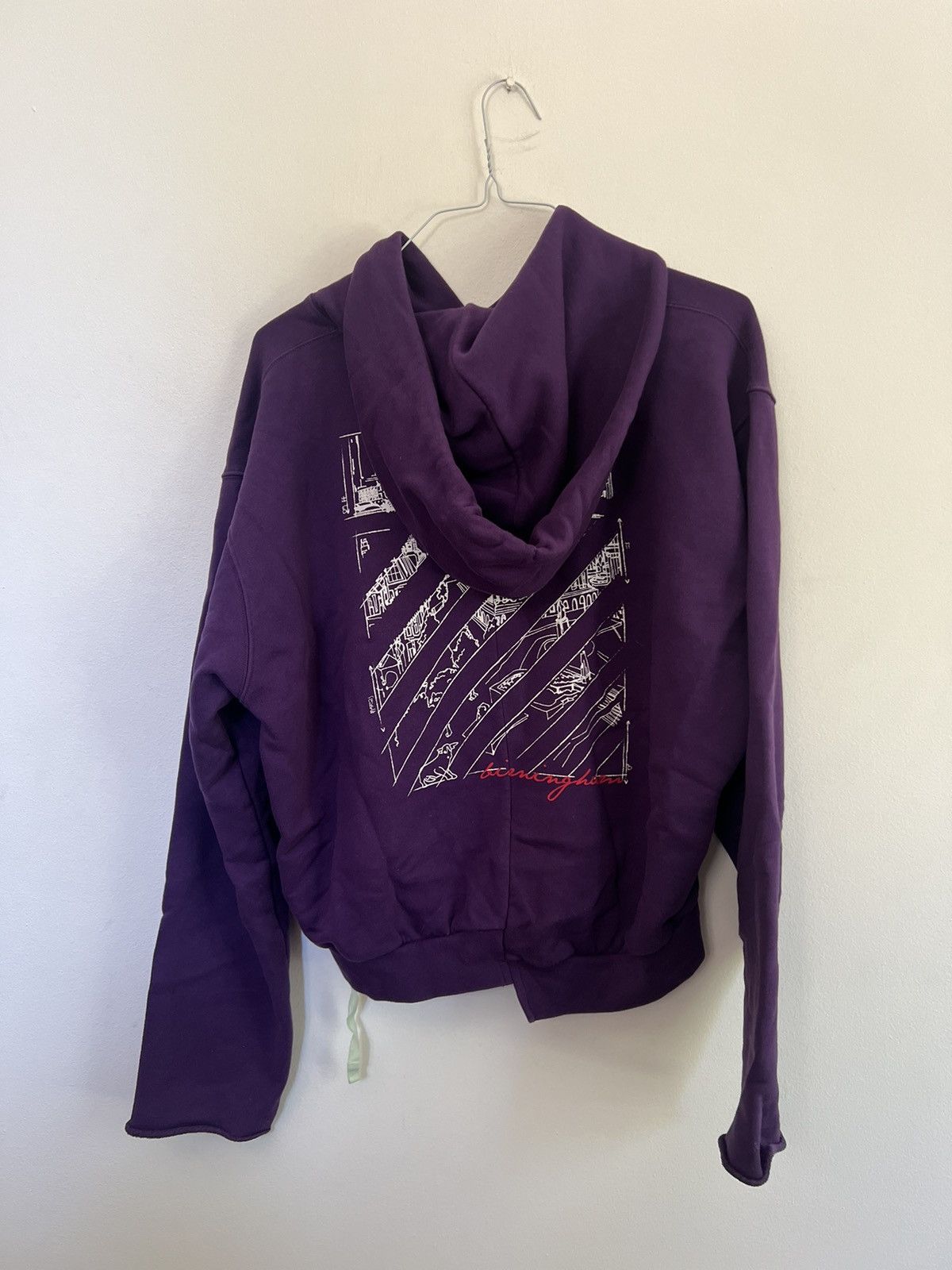 Off-White Off white X selfirdge purple limited hoodie Size US M / EU 48-50 / 2 - 8 Thumbnail