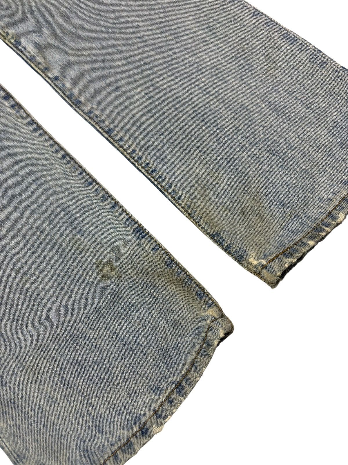 Levi's Vtg 90s Levis 501 Blue Wash Distressed Jeans Size US 30 / EU 46 - 3 Thumbnail