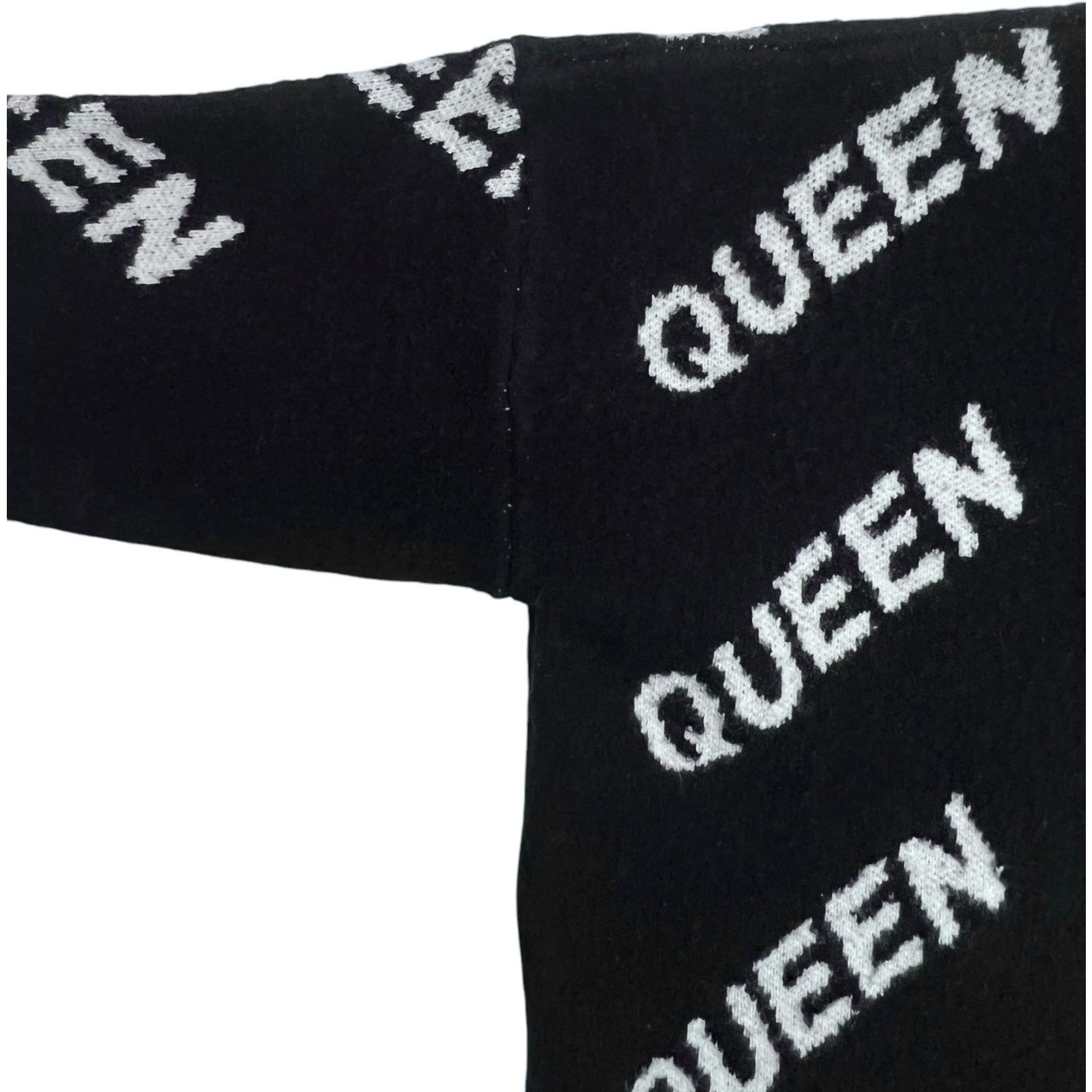 Forever 21 Forever 21 QUEEN Black Sweater Woman’s Med Pullover Crewneck Size M / US 6-8 / IT 42-44 - 8 Thumbnail
