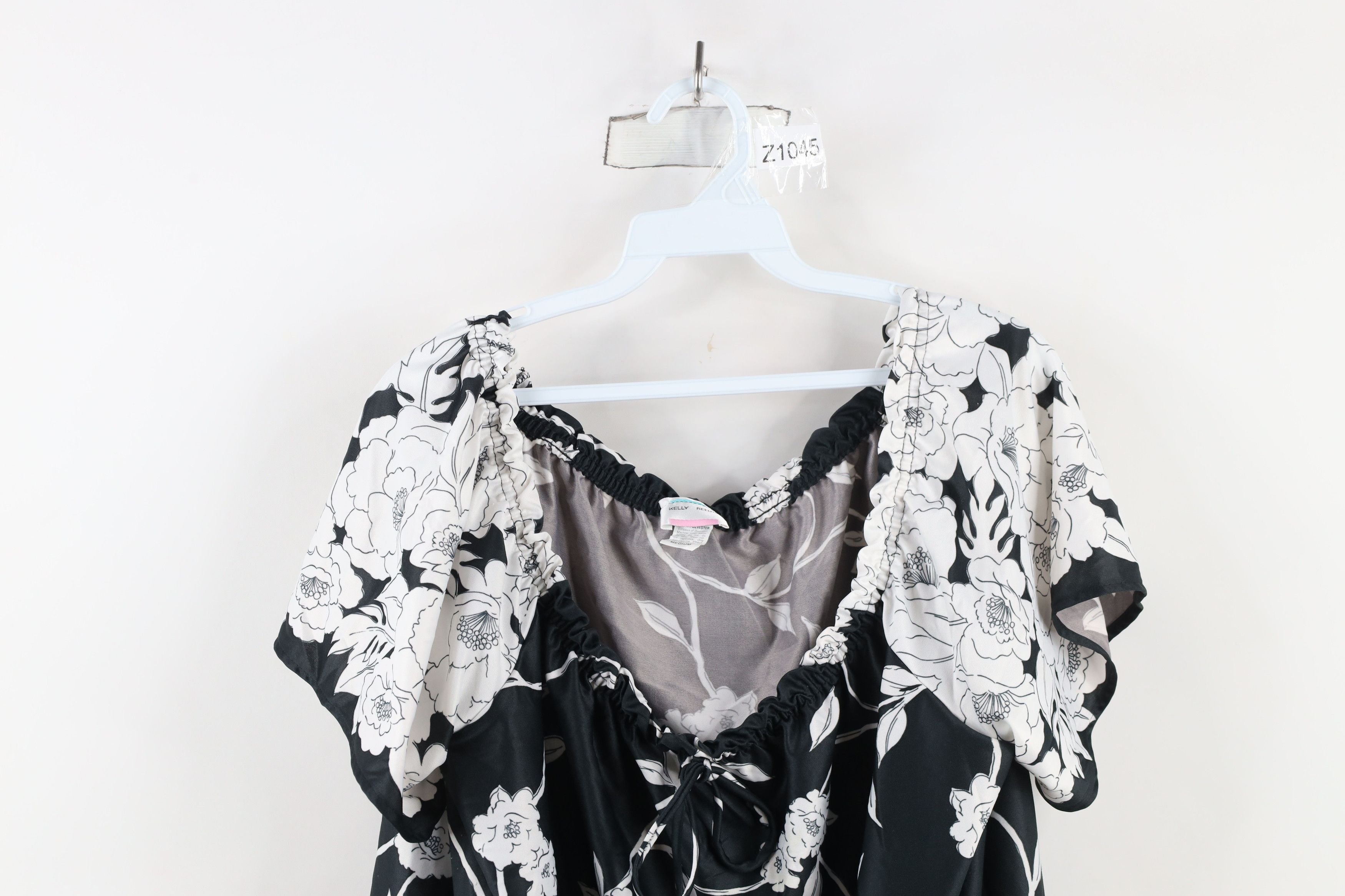 Vintage Vintage 90s Streetwear Flower Knit Dress Polyester USA Size M / US 6-8 / IT 42-44 - 2 Thumbnail