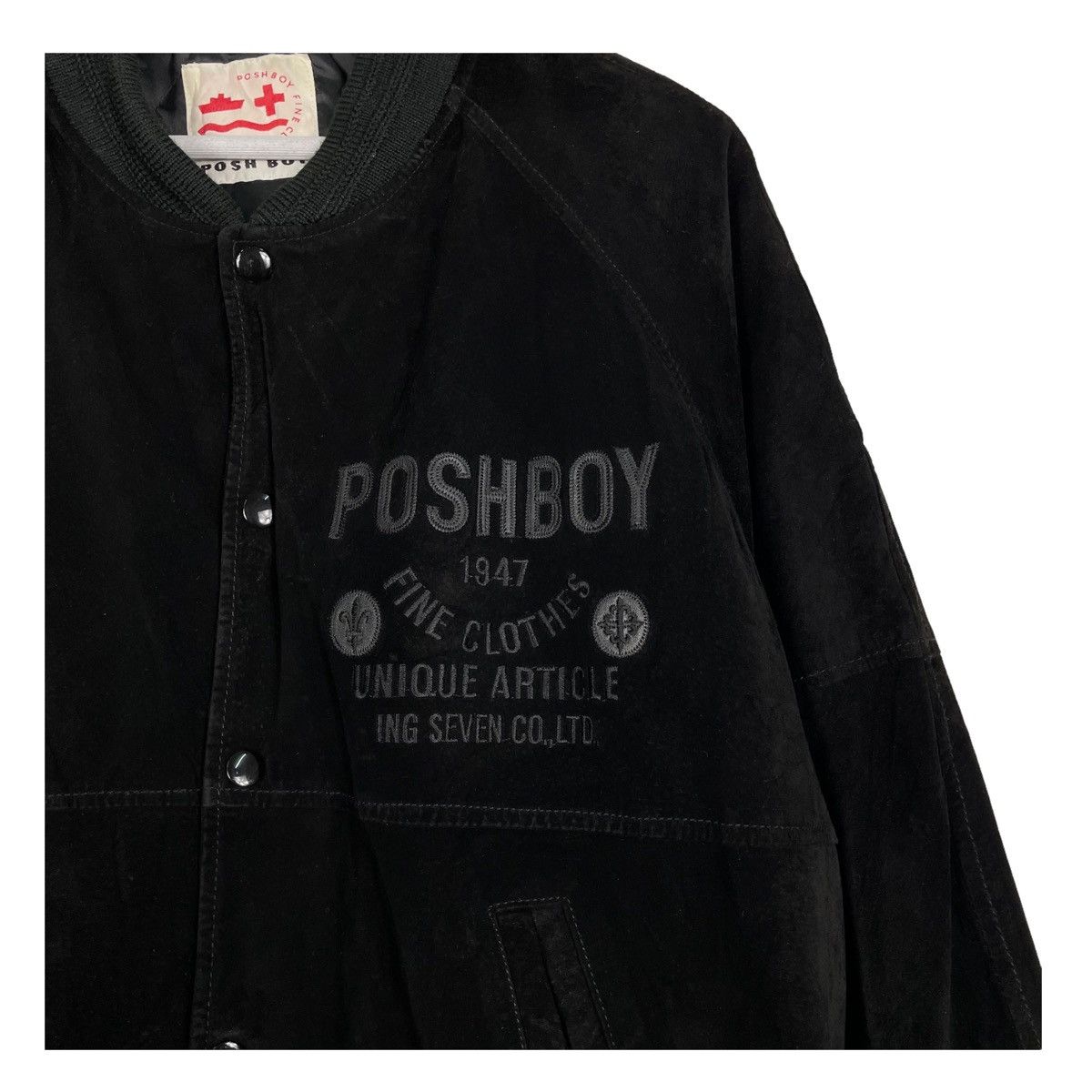 Japanese Brand × Sports Specialties 💥80s POSH BOY BIG LOGO VARSITY JACKET Size US M / EU 48-50 / 2 - 7 Thumbnail